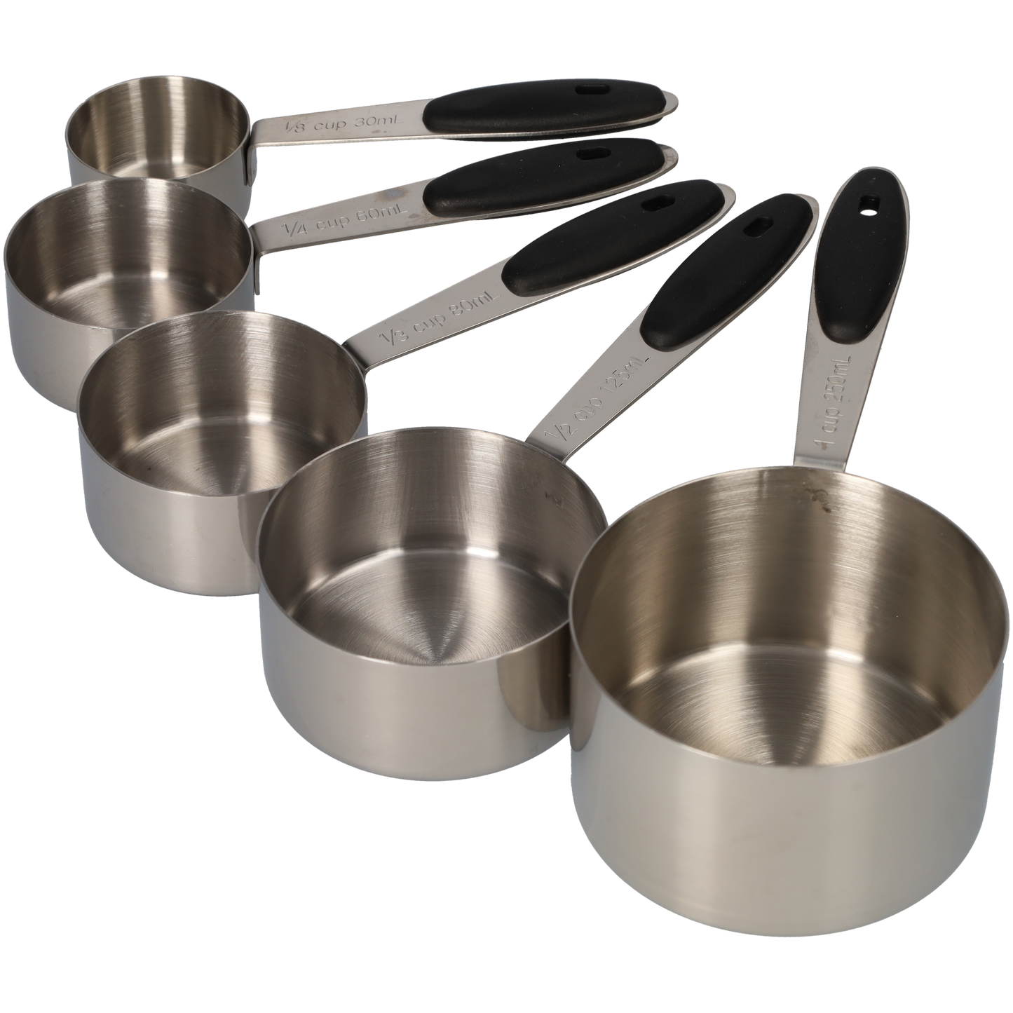 Luxe Set van 10-delig Maatlepels - Maatbekers - Maatlepel - Zilver