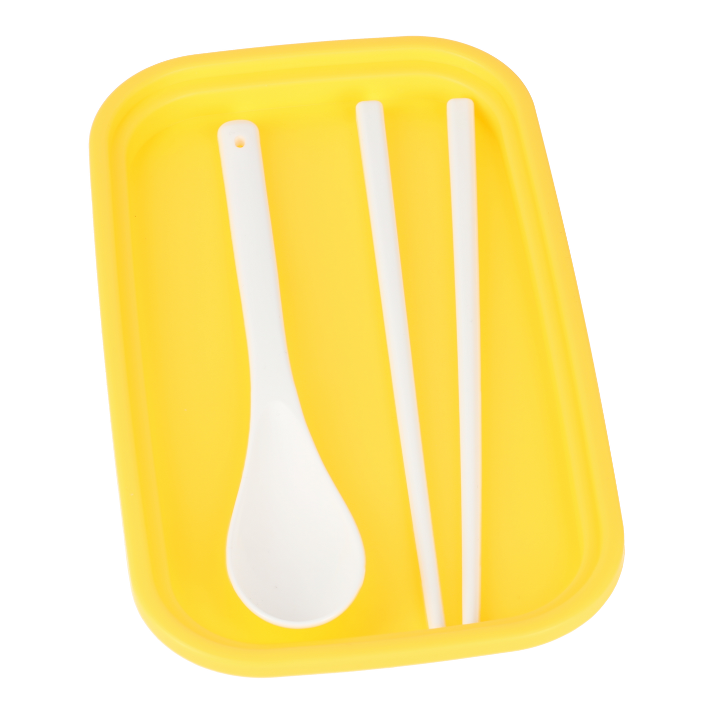 Compacte Lunchbox - Lunchbox voor Volwassenen - Blauw - Geel