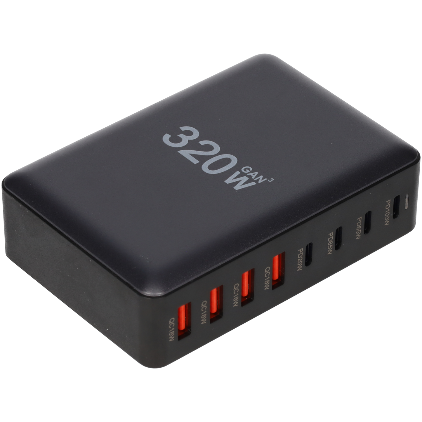 USB Oplader - USB C en USB A - 8 Poorten - USB oplader met voeding - Adapter USB C
