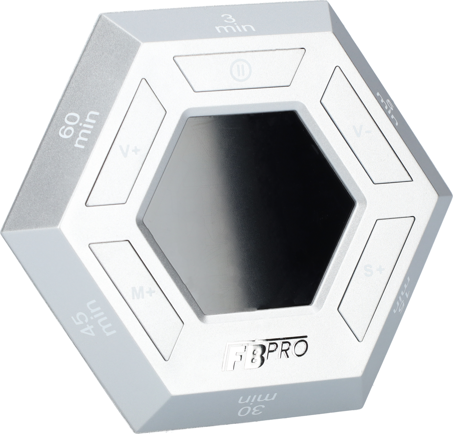 6 Hoekige Digitale Alarmklok - Hexagon Kookwekker