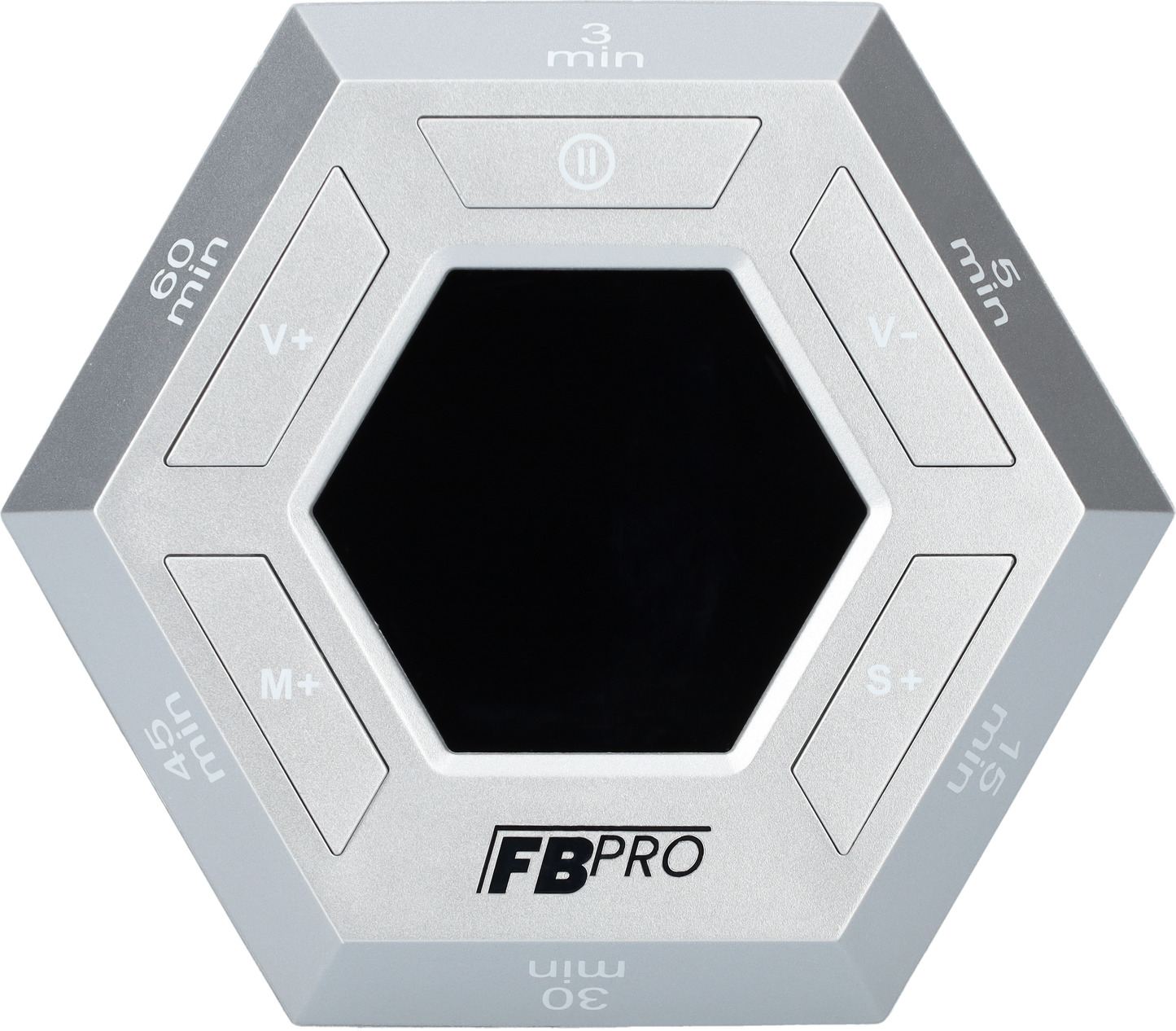 6 Hoekige Digitale Alarmklok - Hexagon Kookwekker