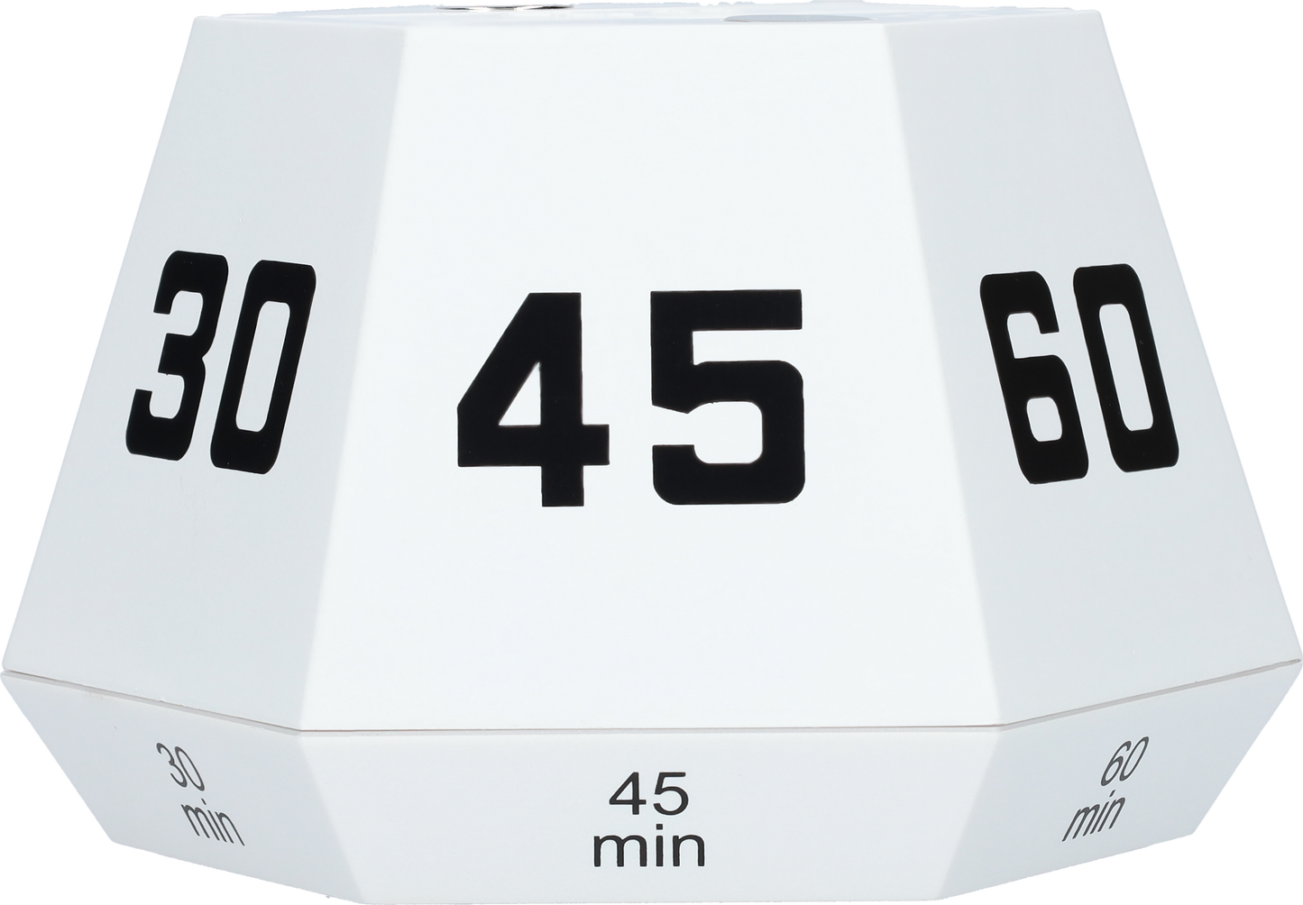 6 Hoekige Digitale Alarmklok - Hexagon Kookwekker - Timer met 6 Standen - Witte Digitale Klok met Magneten