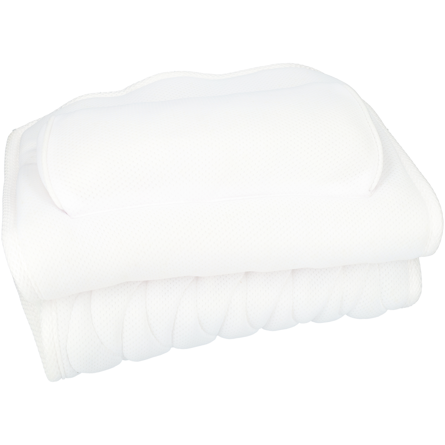 Badkussen - Bad matras / Ligbed - Ligbed voor in bad - Met kussen - Met blauwe opbergtas - Wit