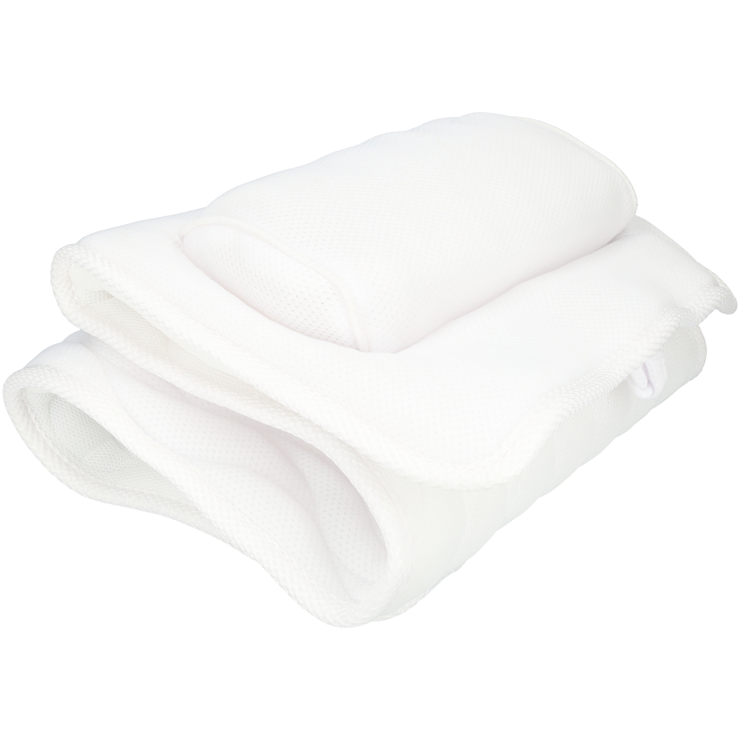 Badkussen - Bad matras / Ligbed - Ligbed voor in bad - Met kussen - Met blauwe opbergtas - Wit
