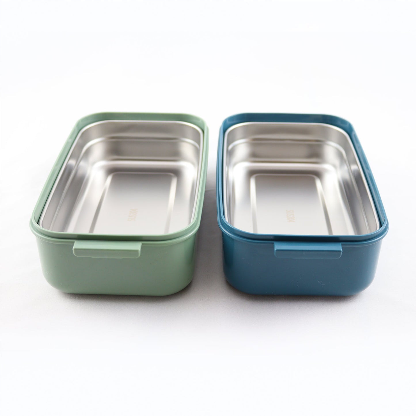 Lunchbox met soepkom Blauw en Groen - Luxe bentobox - luchtdicht en lekvrij - BPA vrij!