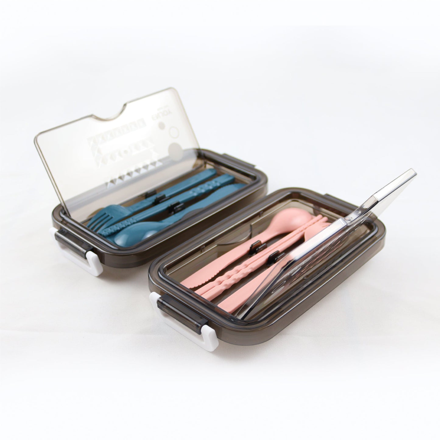 Lunchbox met soepkom Blauw en Roze - Luxe bentobox - luchtdicht en lekvrij - BPA vrij!