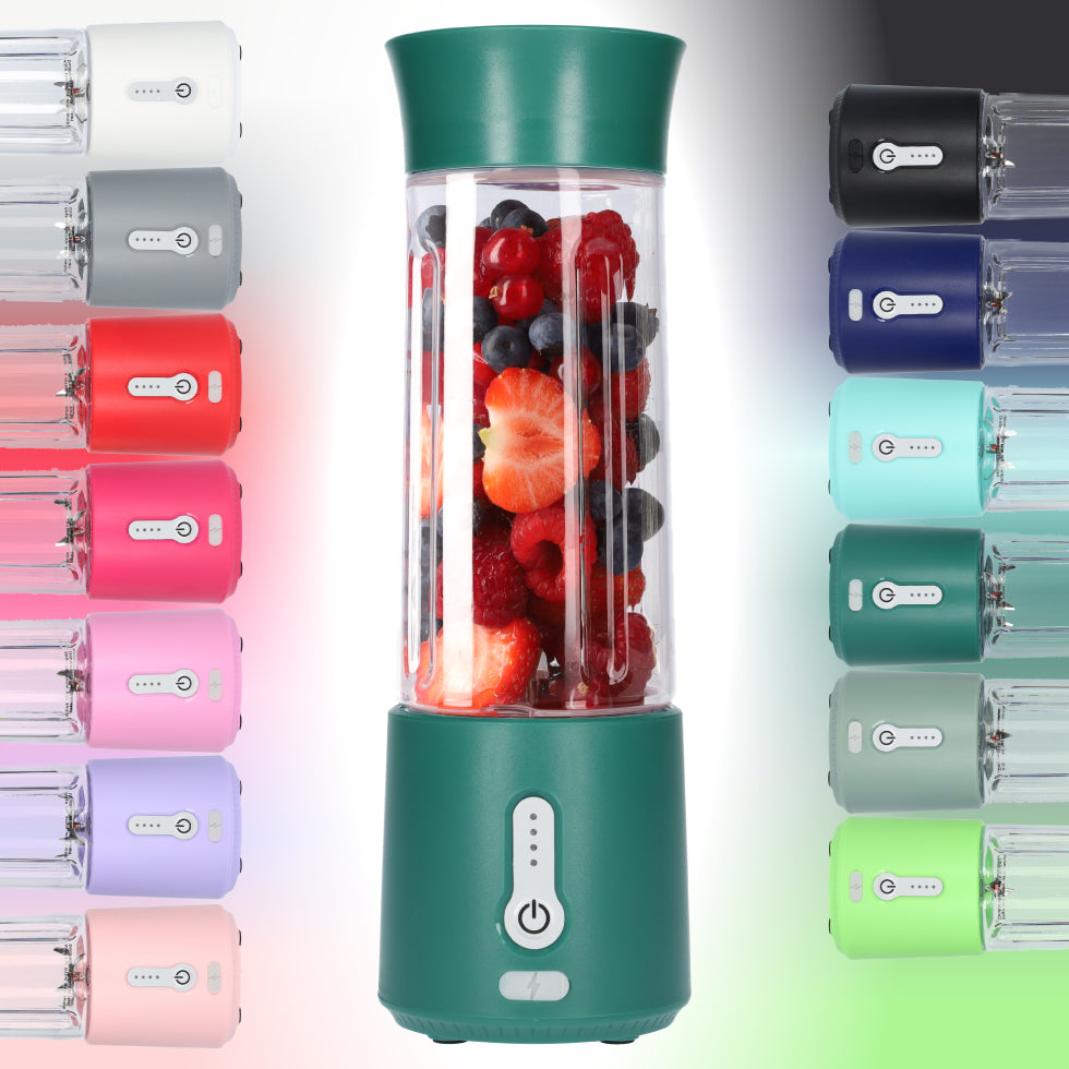 Smoothie Maker Blender To Go - USB-C Oplaadbaar - 500ml - Donker Groen