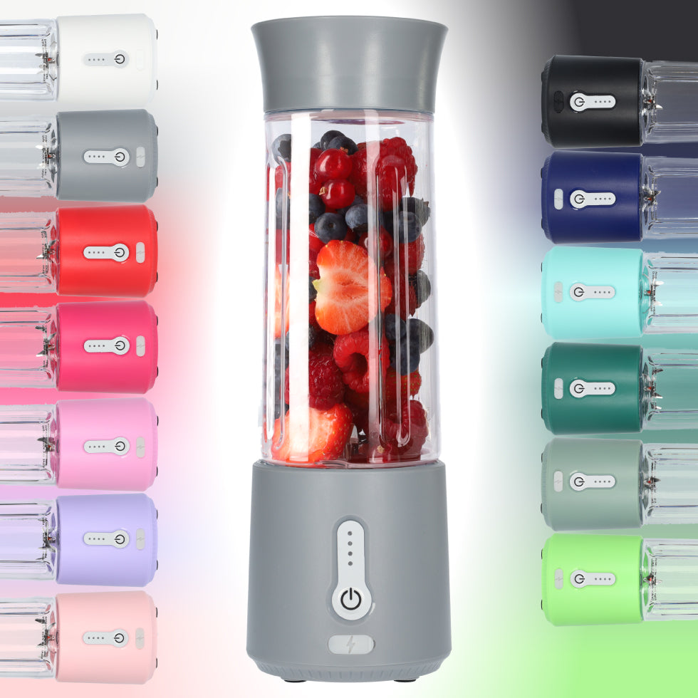 Smoothie Maker Blender To Go - USB-C Oplaadbaar - 500ml - Grijs