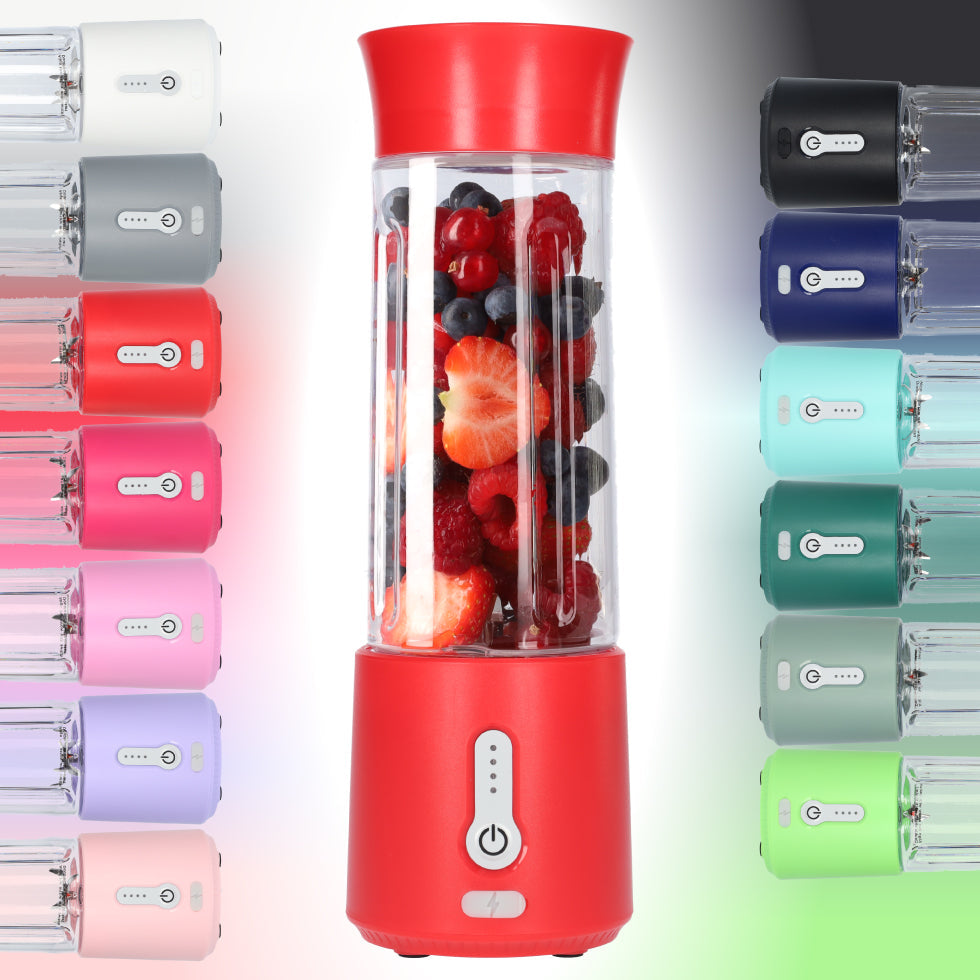 Smoothie Maker Blender To Go - USB-C Oplaadbaar - 500ml - Rood