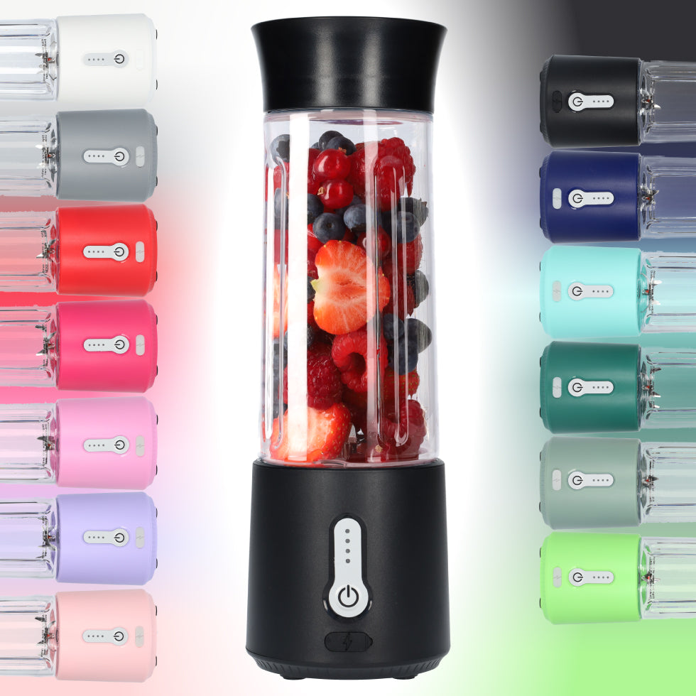 Smoothie Maker Blender To Go - USB-C Oplaadbaar - 500ml - Zwart