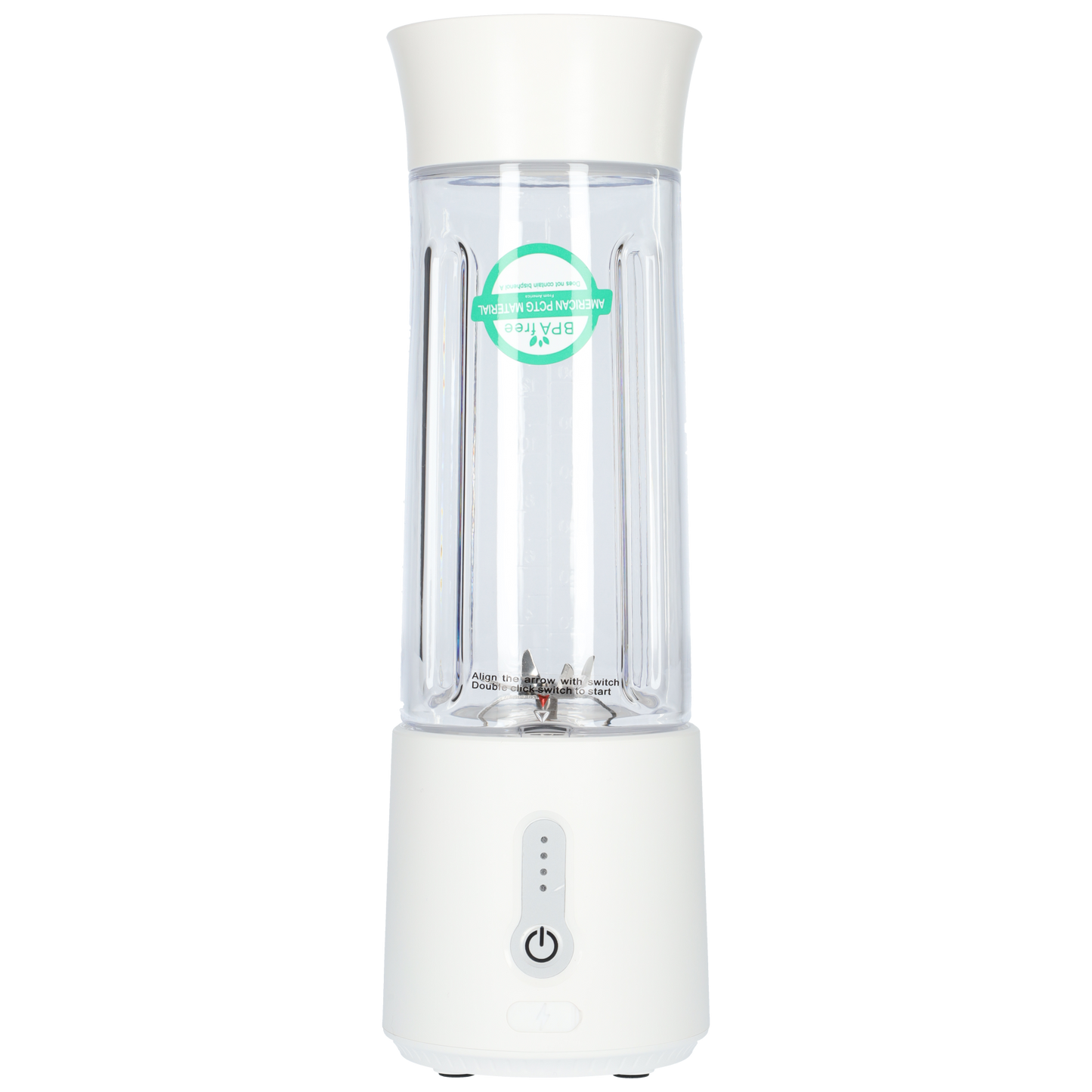 Smoothie Maker Blender To Go - USB-C Oplaadbaar - 500ml - Wit