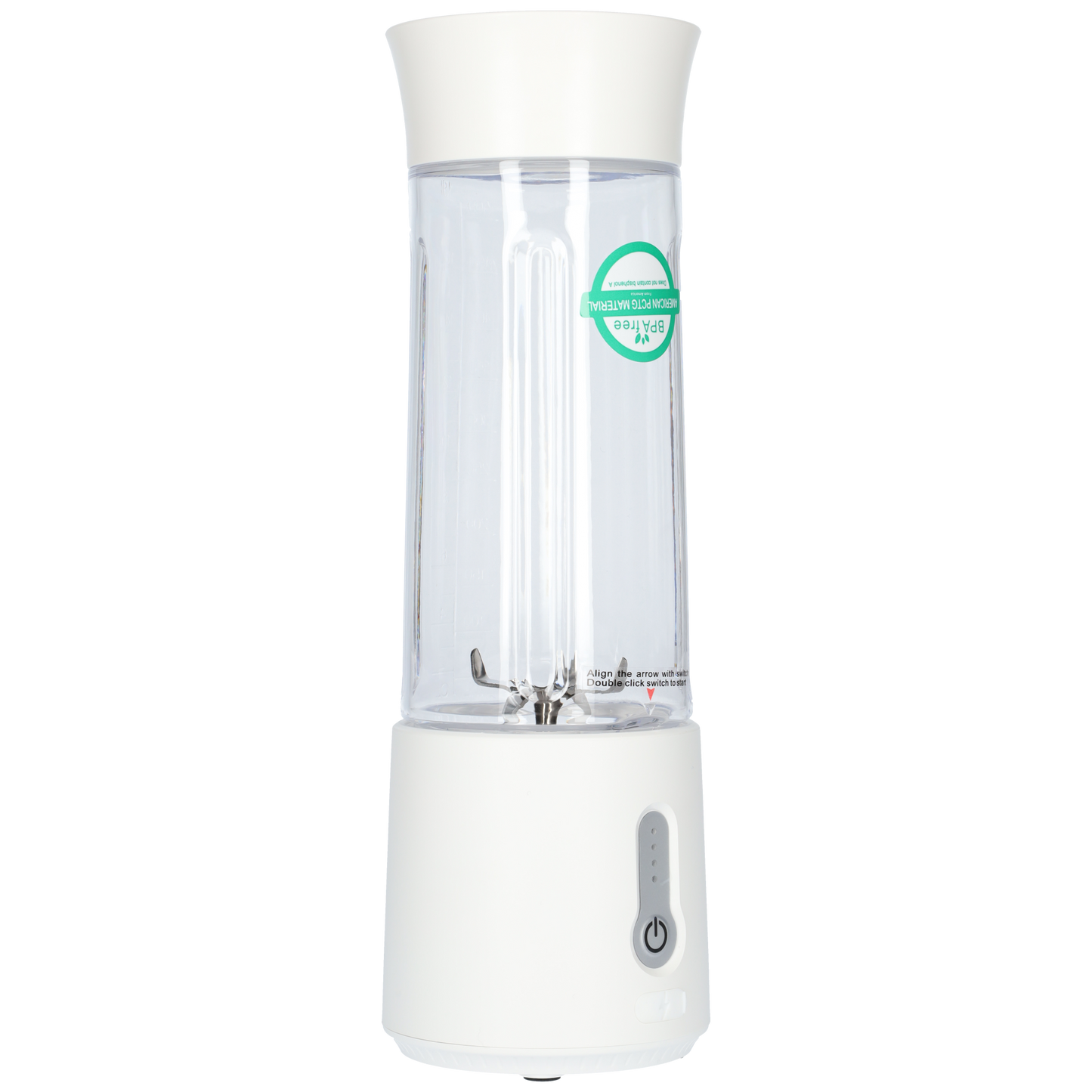 Smoothie Maker Blender To Go - USB-C Oplaadbaar - 500ml - Wit