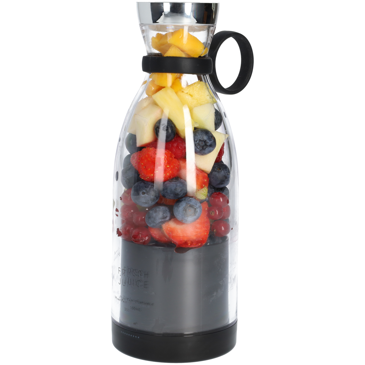 Zwarte Draadloze Blender To Go - 400 ml - Draagbare mini blender zwart