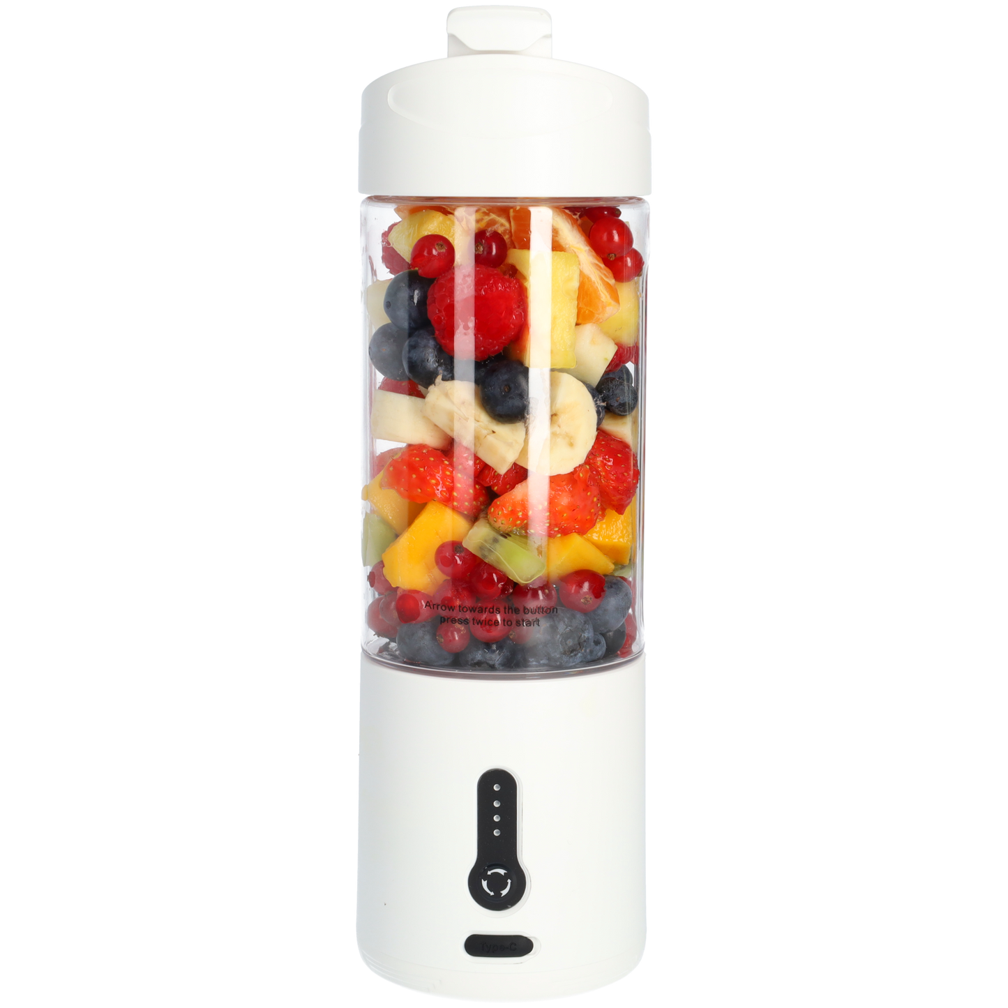 Smoothie Blender - 500ml - USB-C Oplaadbaar - Wit