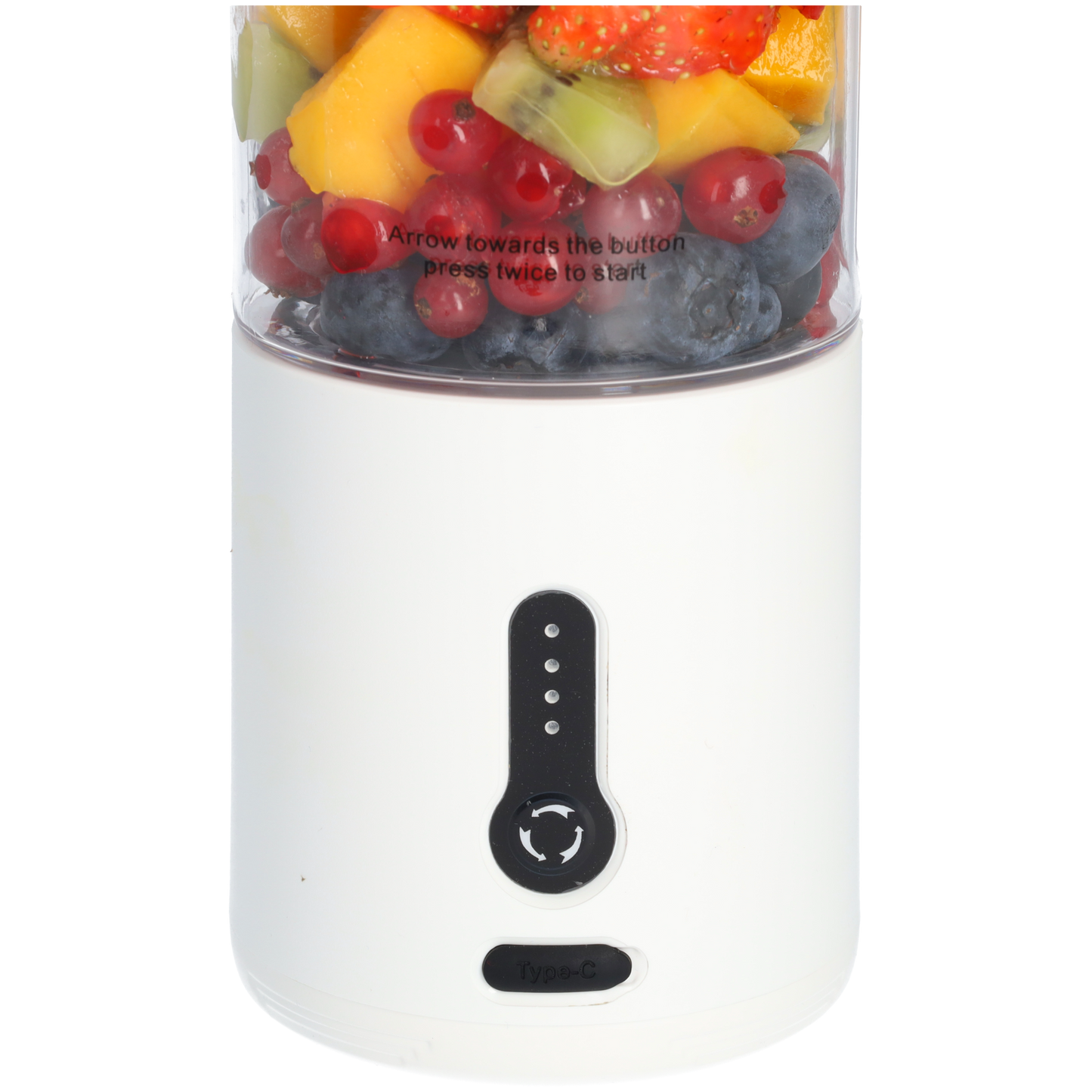 Smoothie Blender - 500ml - USB-C Oplaadbaar - Wit