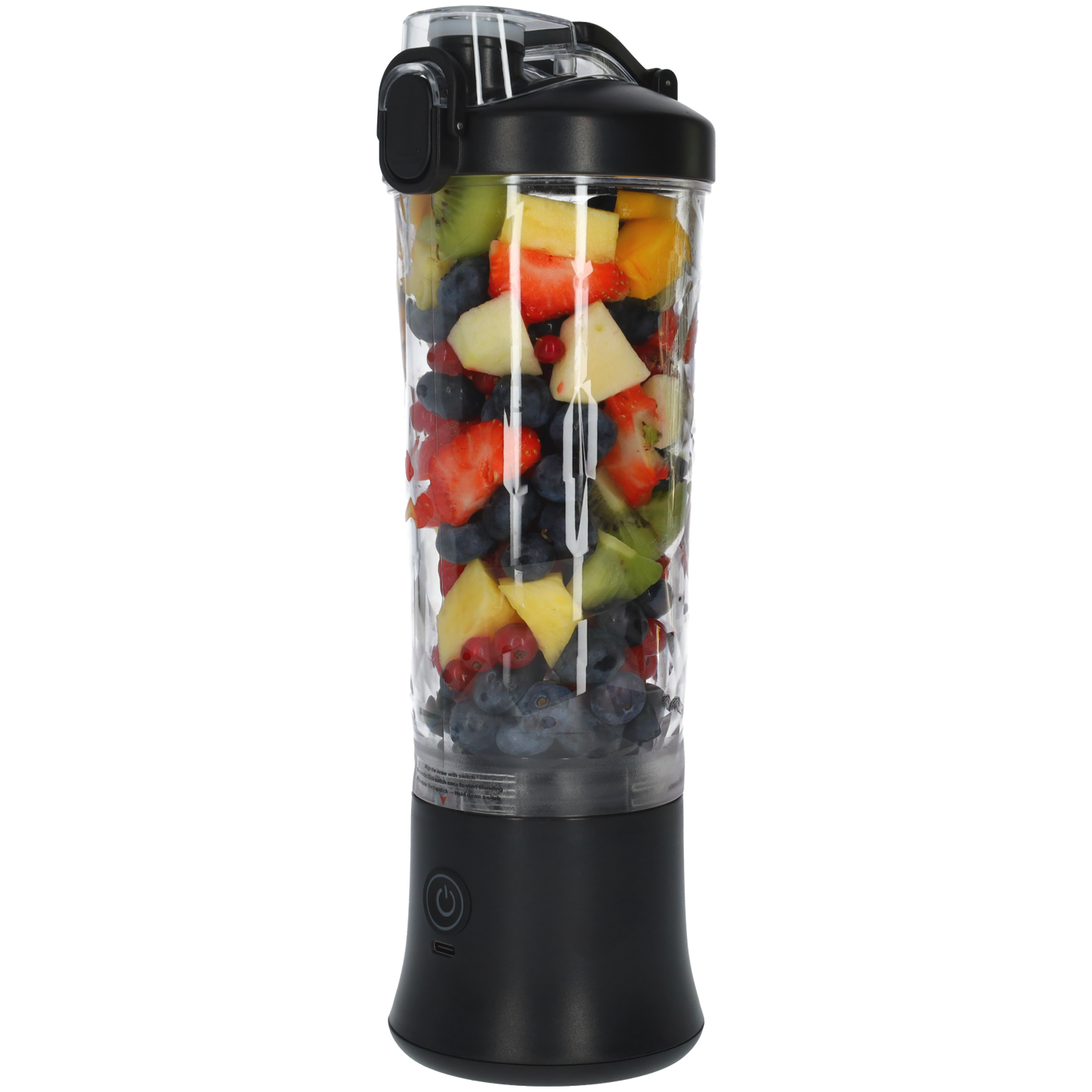 Krachtige Draadloze Blender To Go - Smoothie Maker voor Onderweg - 600ml - Zwart