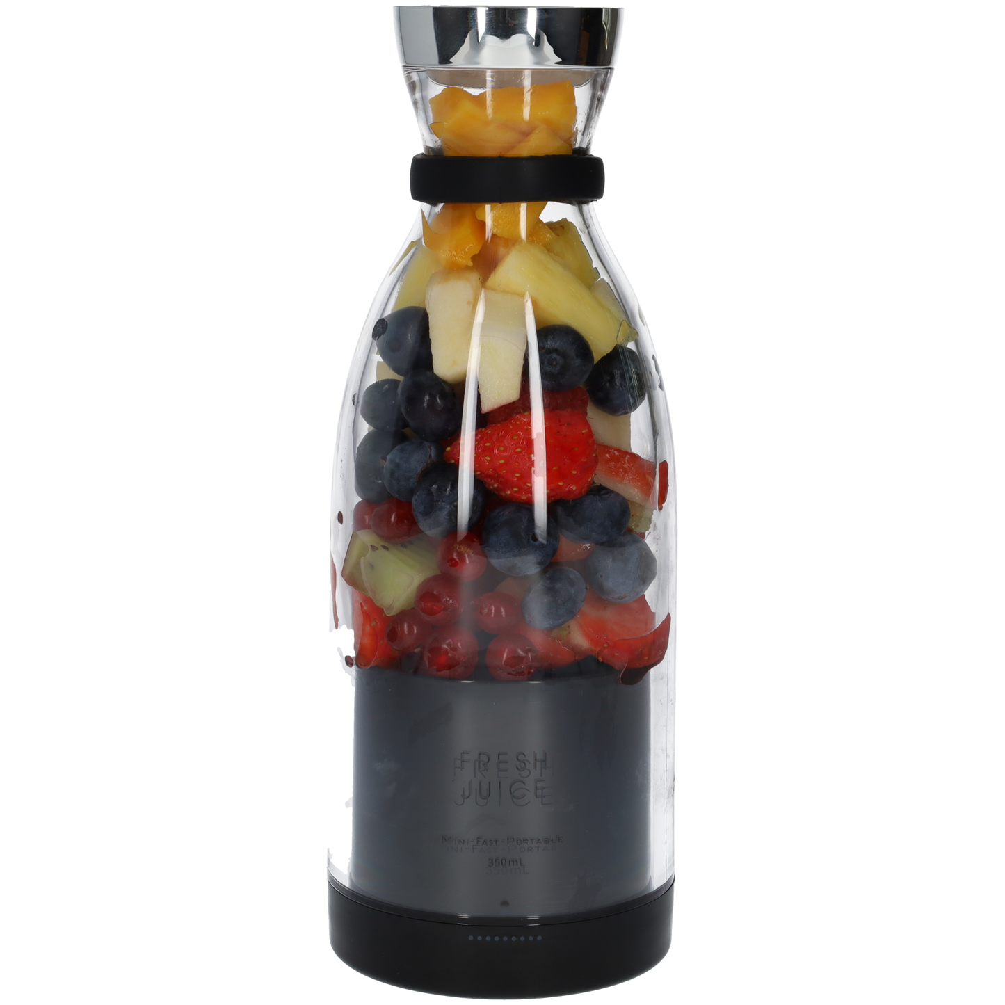 Zwarte Draadloze Blender To Go - 400 ml - Draagbare mini blender zwart
