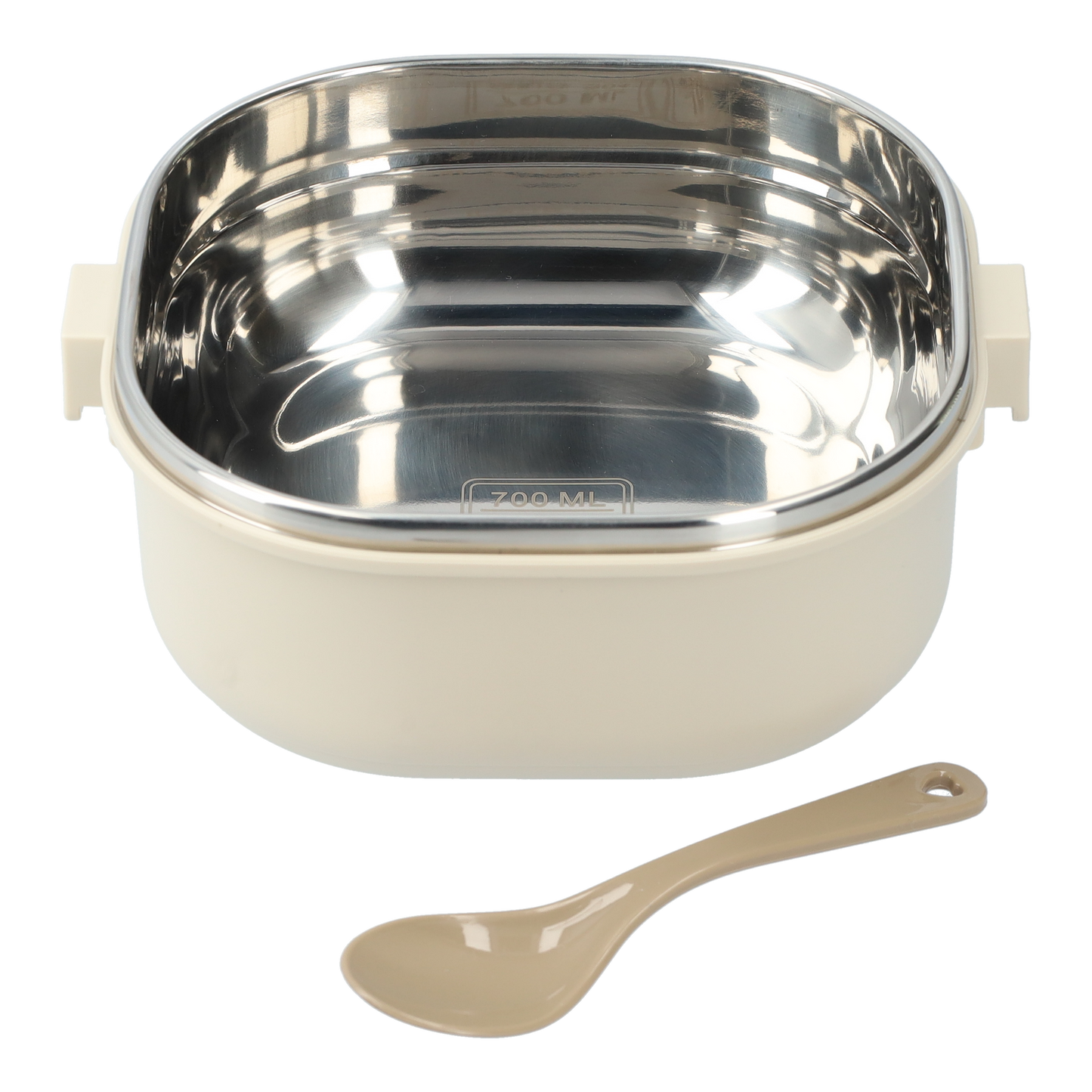 Schattige lunchbox met lepel - Luchtdicht en lekvrij - Lunchbox 700ml