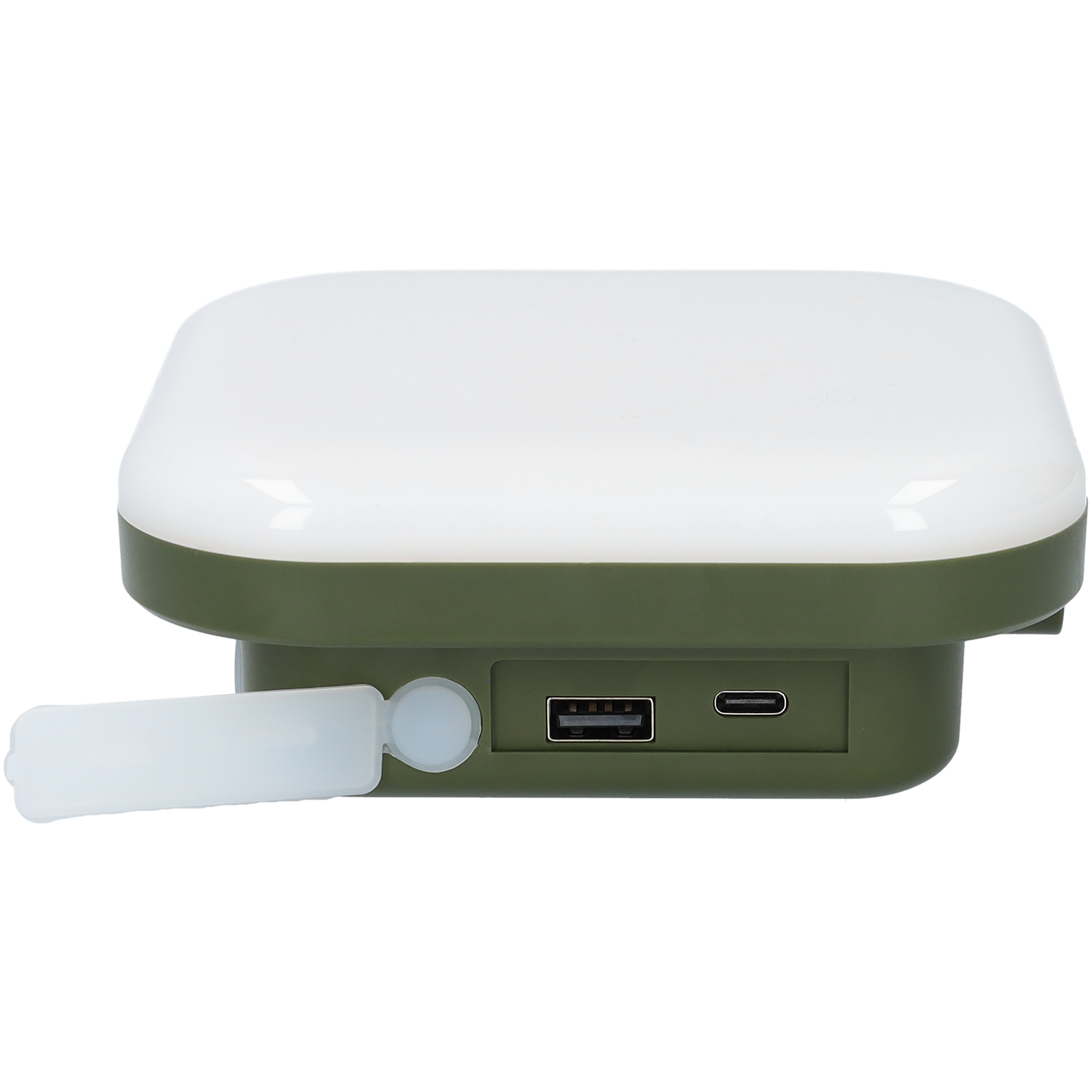 Hanglamp - Kampeerlamp - Tentlamp - Nachtlampje voor kamperen - USB-C oplaadbaar - Met powerbank functie - Legergroen