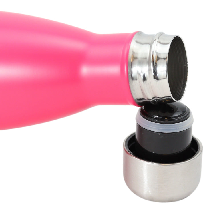 FBFS1, Thermosfles, Drinkfles, Waterfles - 500ml - Hot Pink - Mat Roze