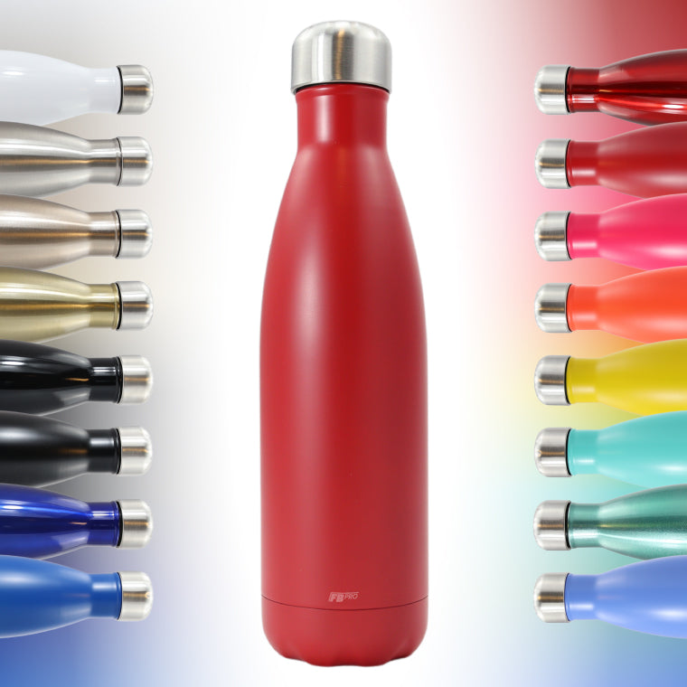 FBFS7, Thermosfles, Drinkfles, Waterfles - 500ml - Smooth Red - Mat Rood