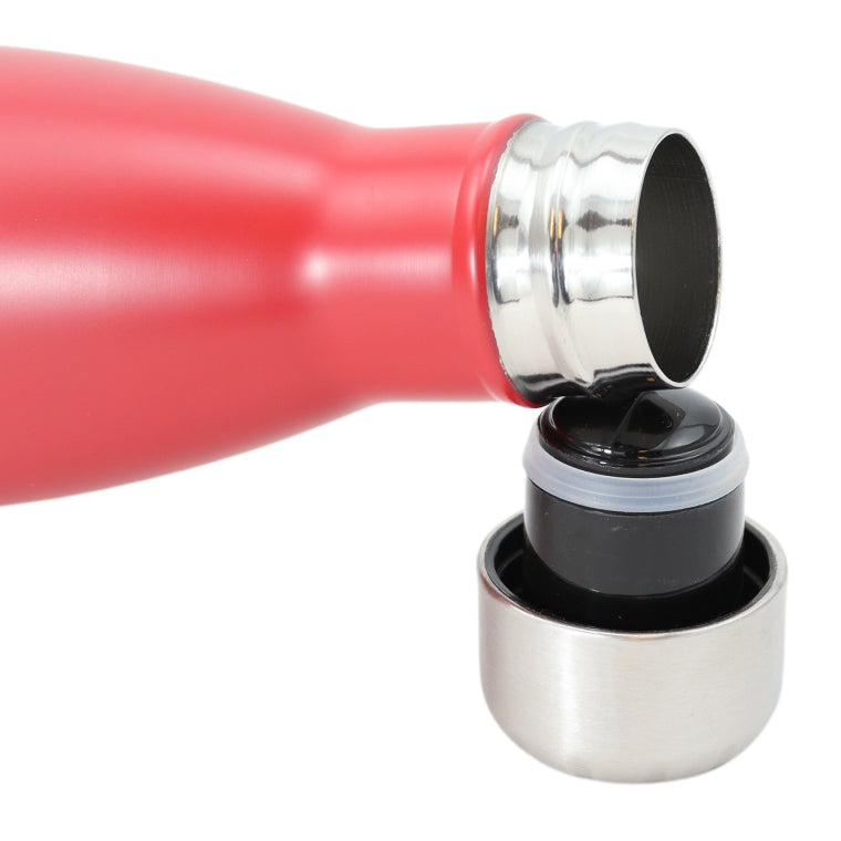 FBFS7, Thermosfles, Drinkfles, Waterfles - 500ml - Smooth Red - Mat Rood