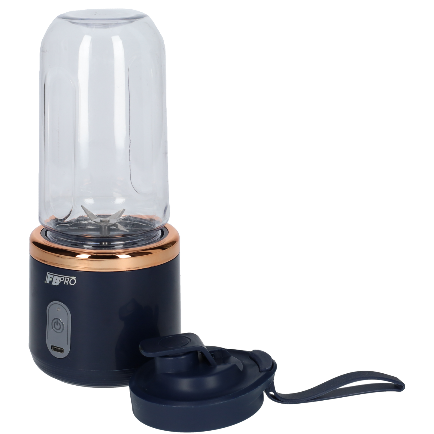 Draadloze blender - Smoothie maker - Blender To-Go - USB-C oplader - 300ML inhoud - Blauw