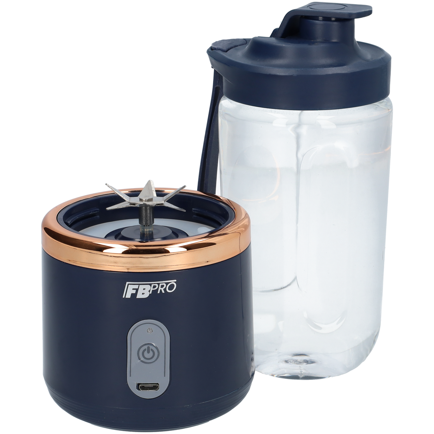 Draadloze blender - Smoothie maker - Blender To-Go - USB-C oplader - 300ML inhoud - Blauw