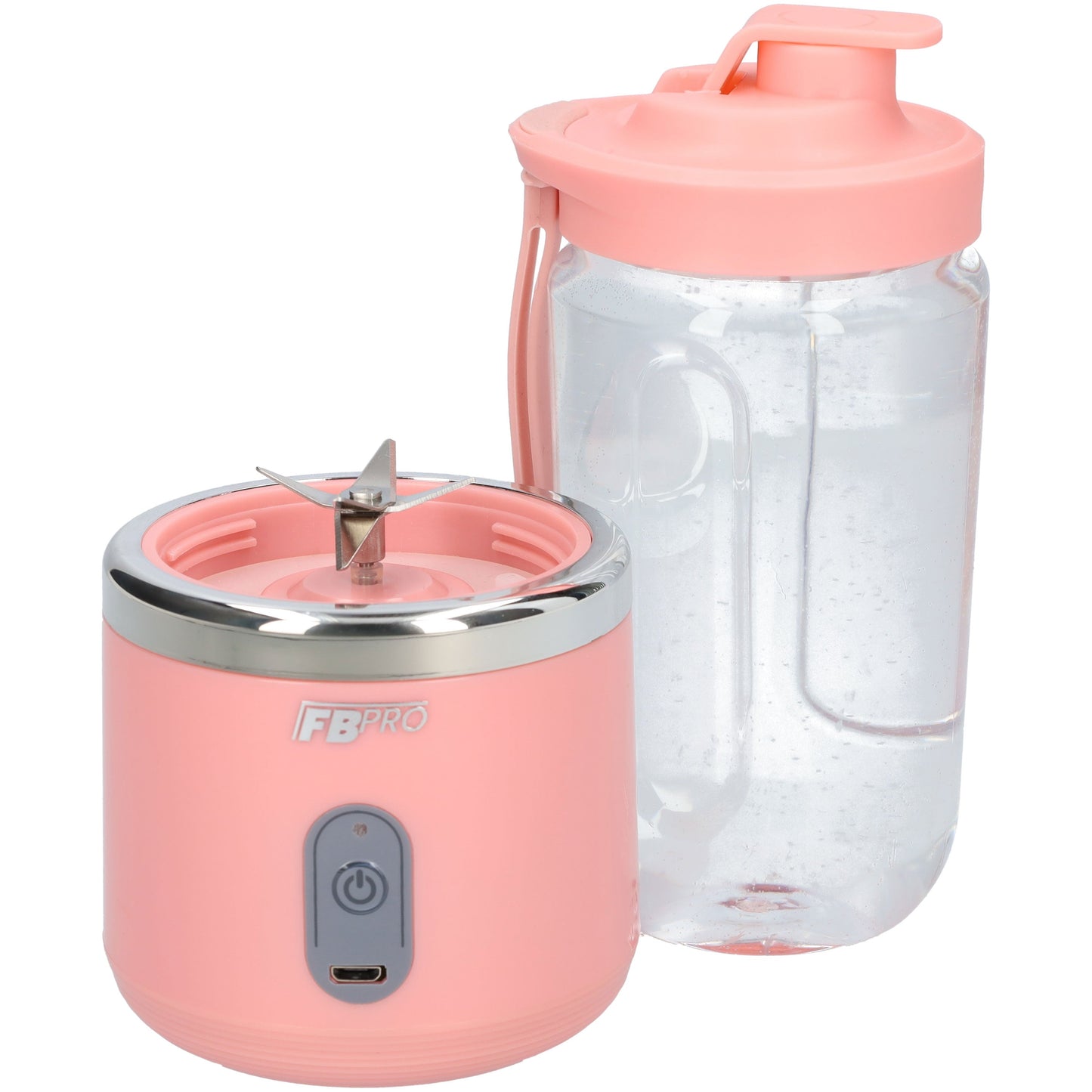 Draadloze blender - Smoothie maker - Blender To-Go - Compact - USB-C oplader - 300ML inhoud - Roze