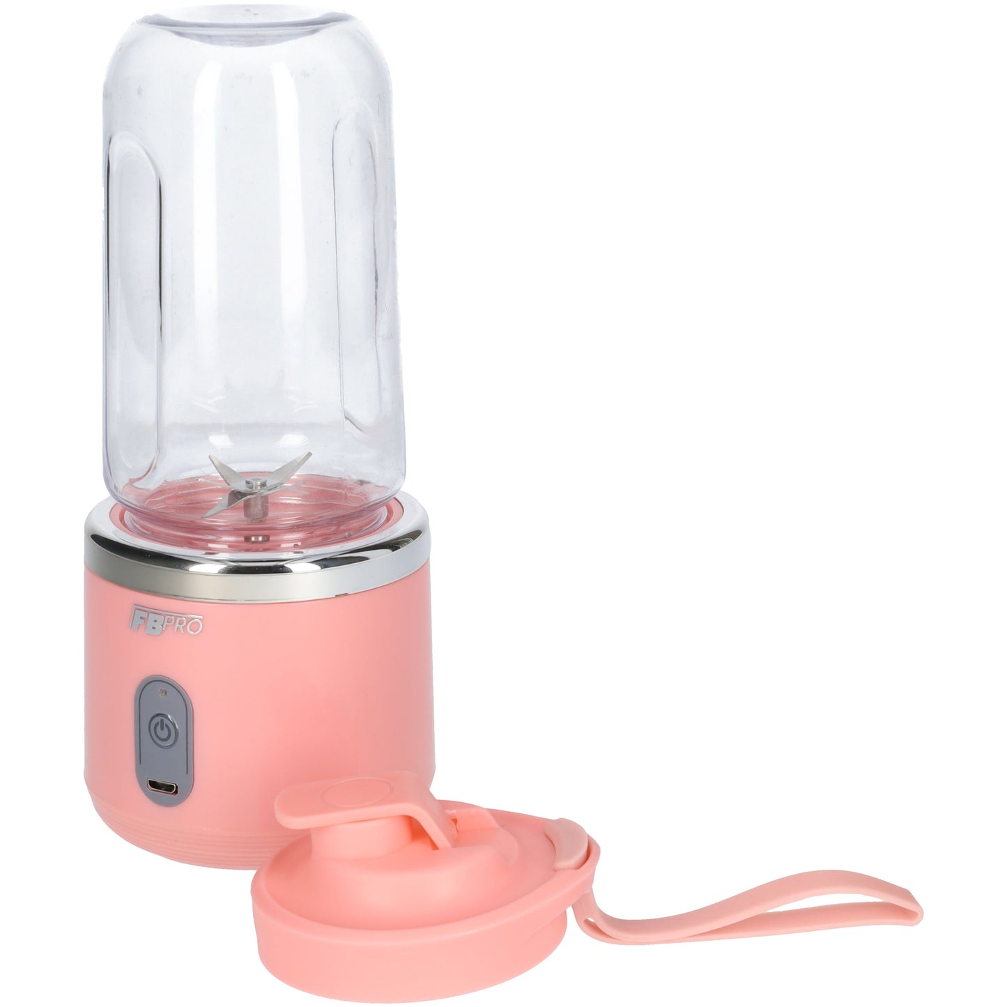Draadloze blender - Smoothie maker - Blender To-Go - Compact - USB-C oplader - 300ML inhoud - Roze