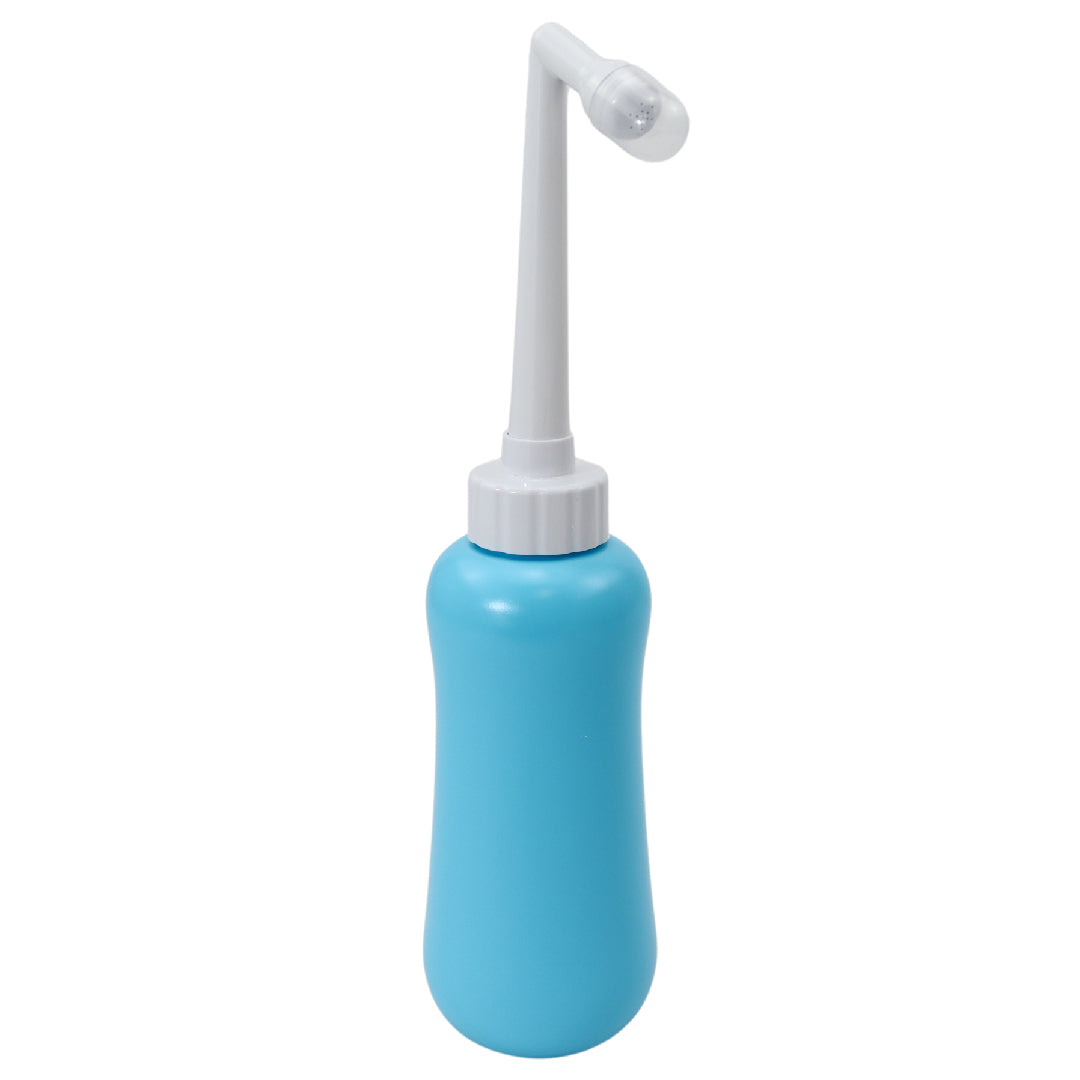 Draagbare Bidet - Peri Bottle - 400ml - Handdouche inclusief opbergzak! - Voor een fris gevoel - Blauw