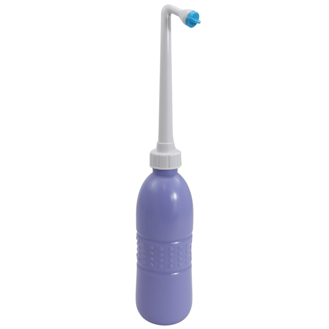 Draagbare Bidet - Peri Bottle 620ml - Handdouche inclusief opbergzak! - Voor een fris gevoel - Lavendel