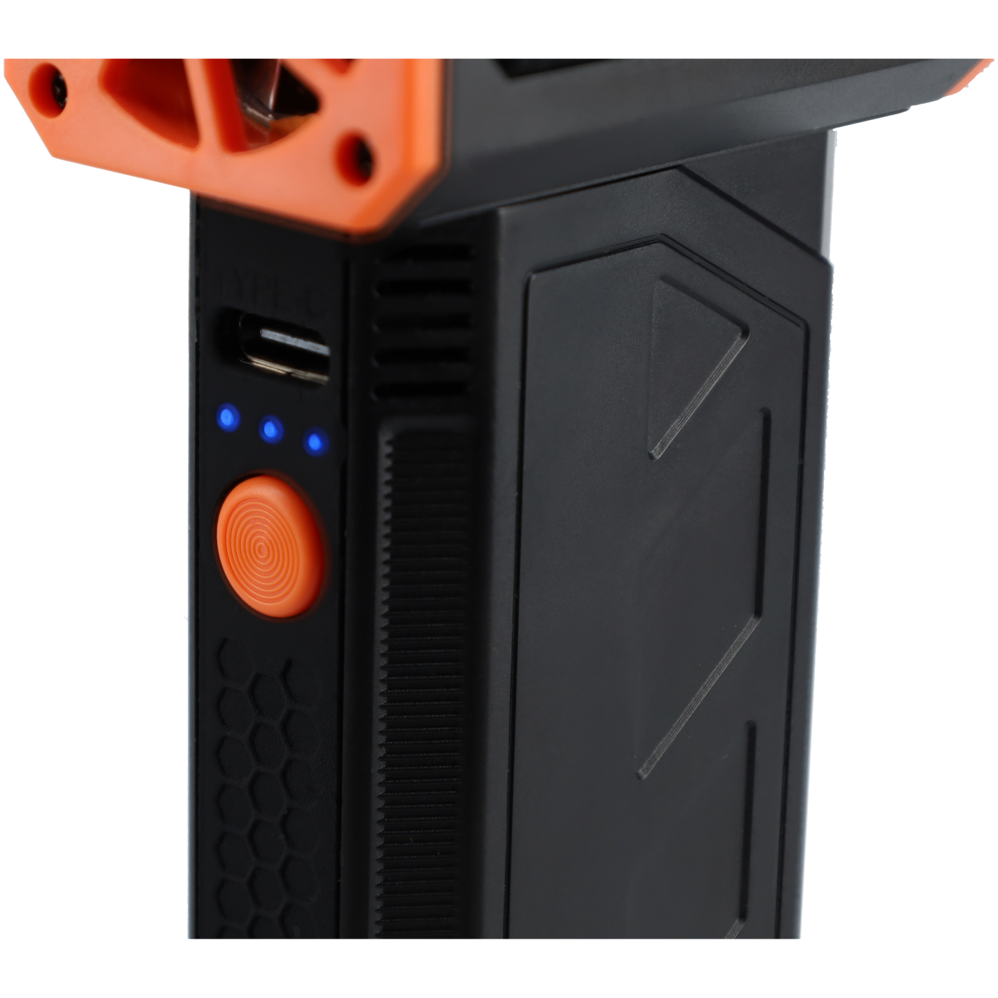 FBT135P - Super power turbo fan - Stofblazer - USB-C oplaadbaar - LED batterij display - Zwart