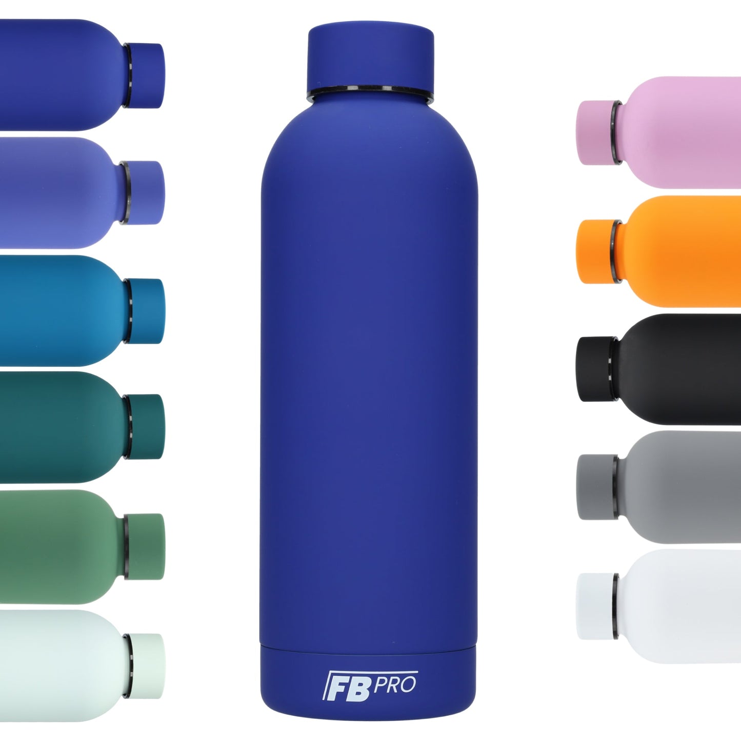 Thermosfles - Stevige RVS Thermoskan - 500ml - Donkerblauw