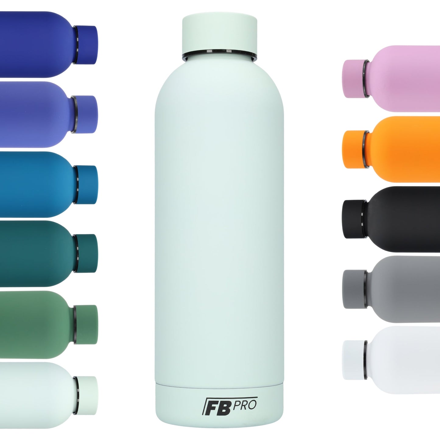 Thermosfles - Stevige RVS Thermoskan - 500ml - Licht Mint