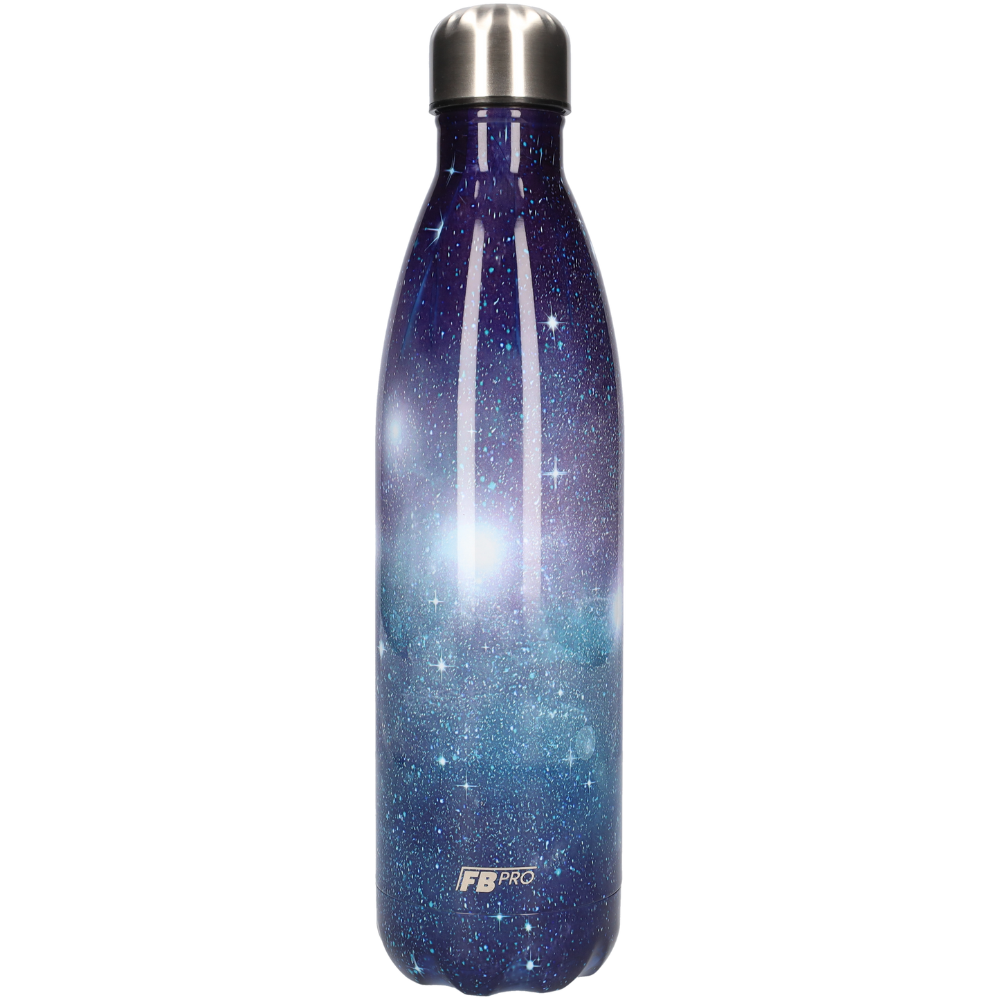 FBFS164 Thermosfles, Drinkfles, Waterfles - 750 ml - Dubbelwandig - Galaxy Blauw - Galaxy Blue