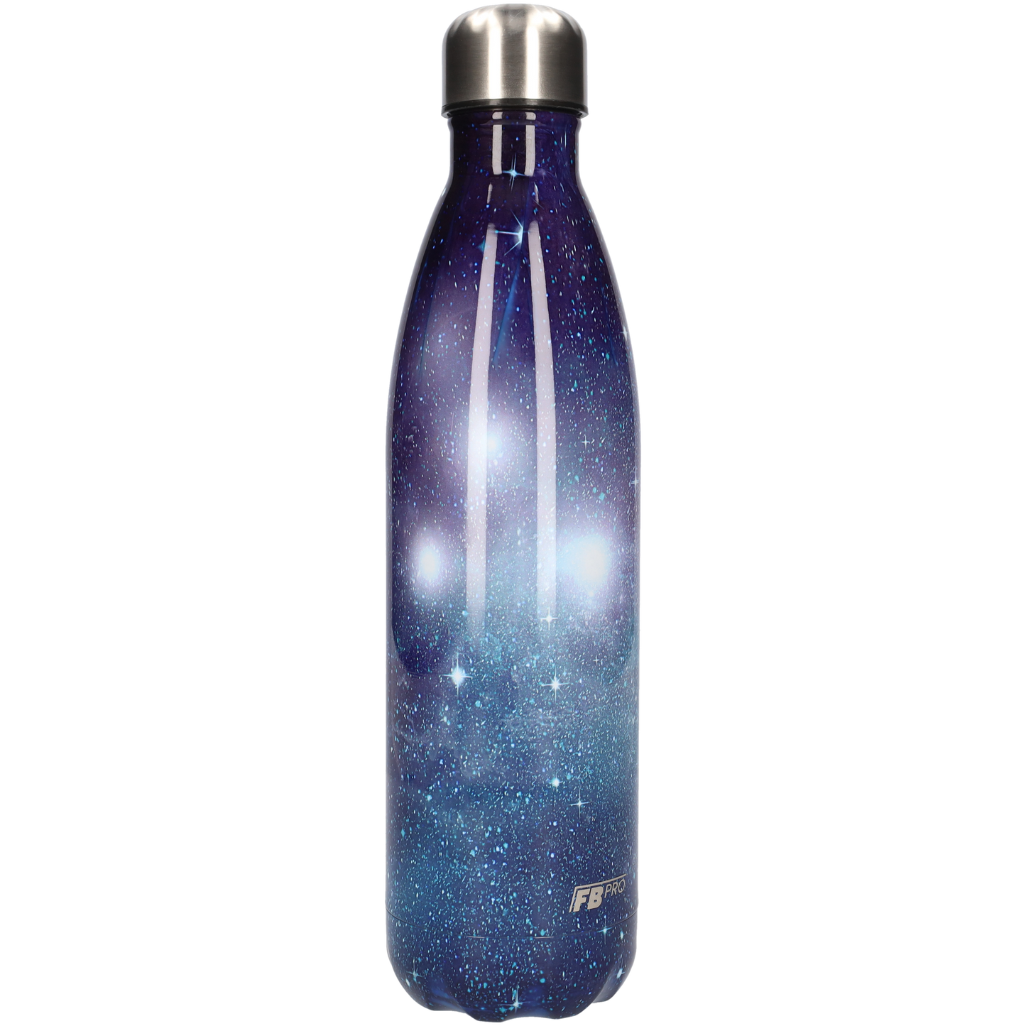 FBFS164 Thermosfles, Drinkfles, Waterfles - 750 ml - Dubbelwandig - Galaxy Blauw - Galaxy Blue