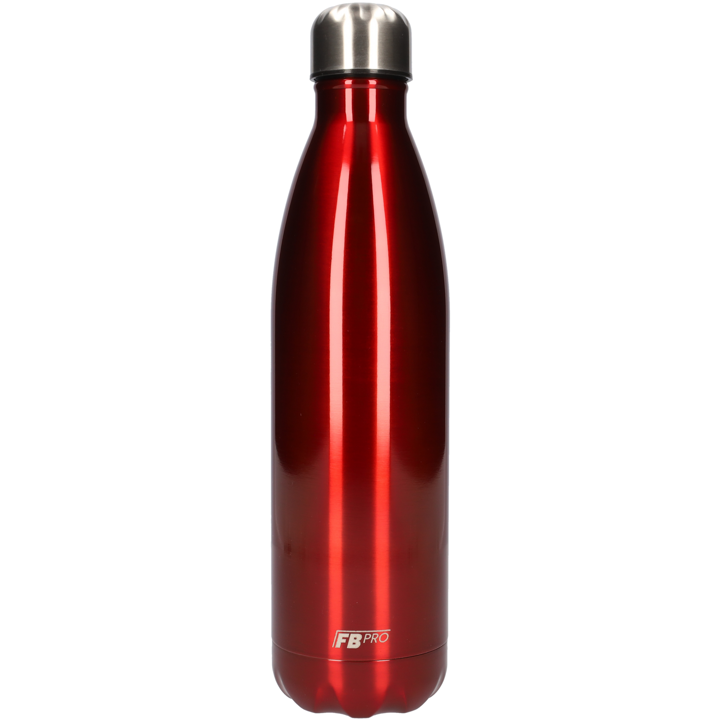 FBFS68 Thermosfles, Drinkfles, Waterfles - 750 ml - Dubbelwandig - Rood Metaal - Red Metal