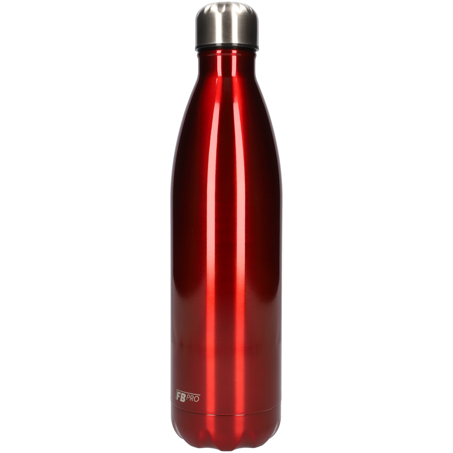 FBFS68 Thermosfles, Drinkfles, Waterfles - 750 ml - Dubbelwandig - Rood Metaal - Red Metal
