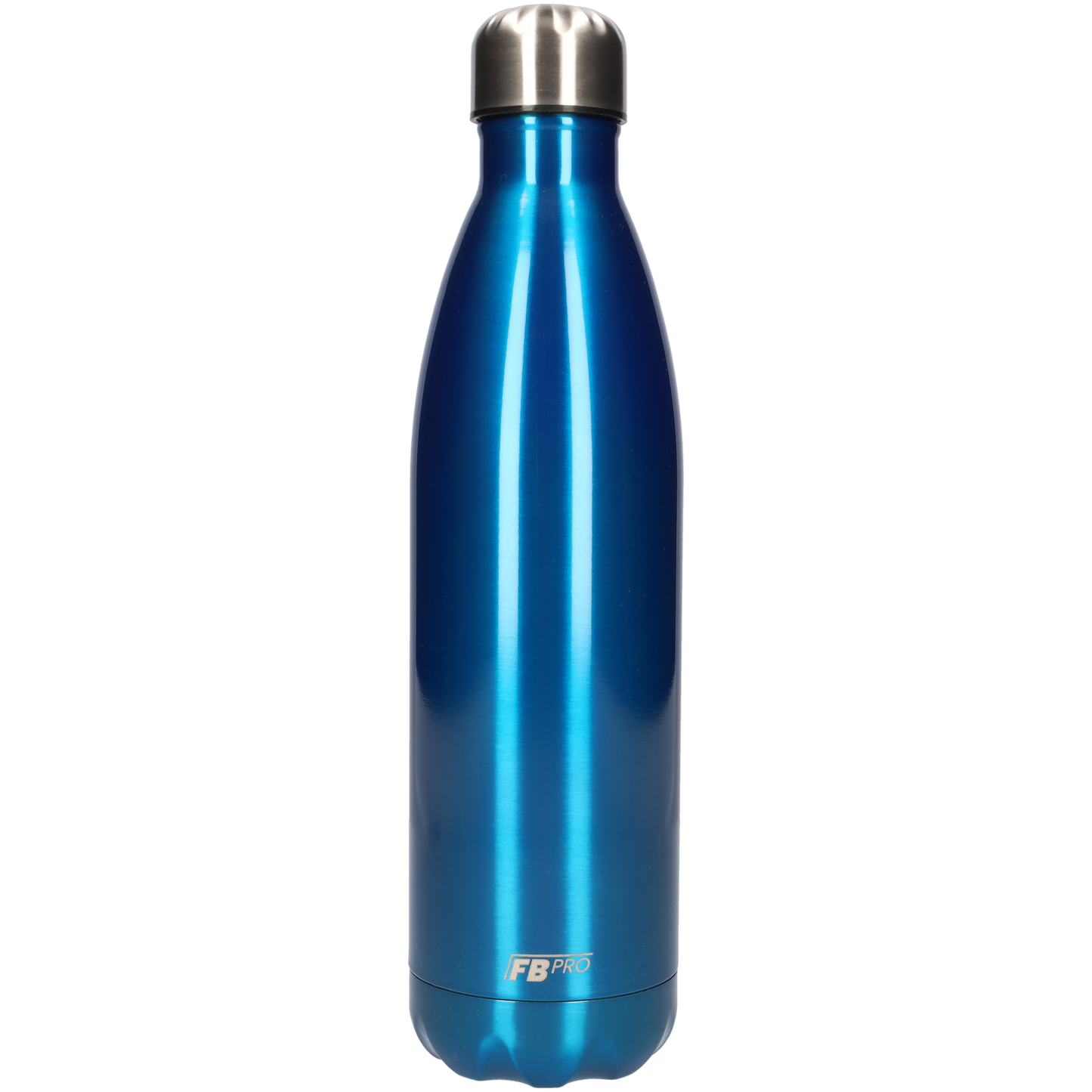 FBFS69 Thermosfles, Drinkfles, Waterfles - 750 ml - Blauw Metaal - Blue Metal