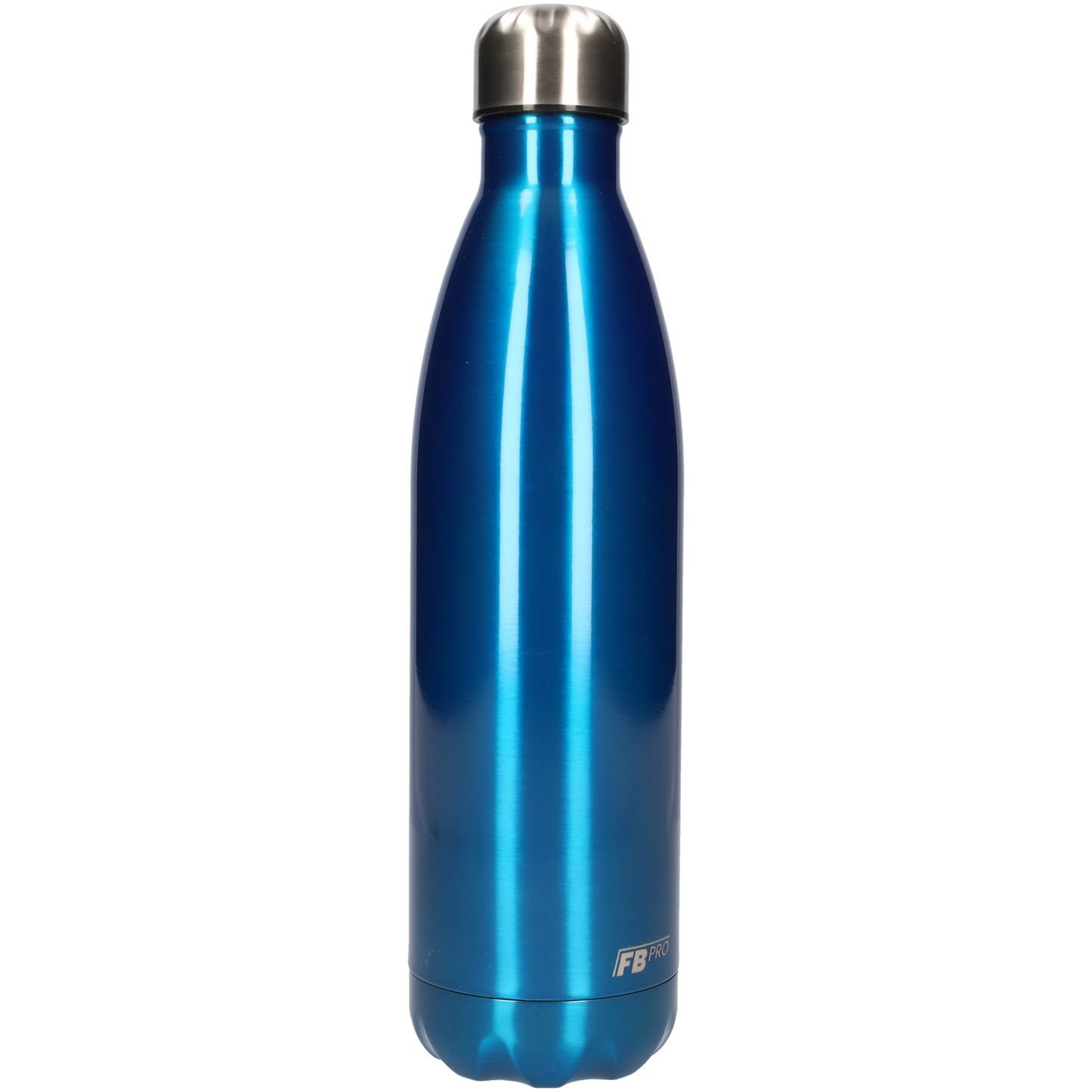 FBFS69 Thermosfles, Drinkfles, Waterfles - 750 ml - Blauw Metaal - Blue Metal