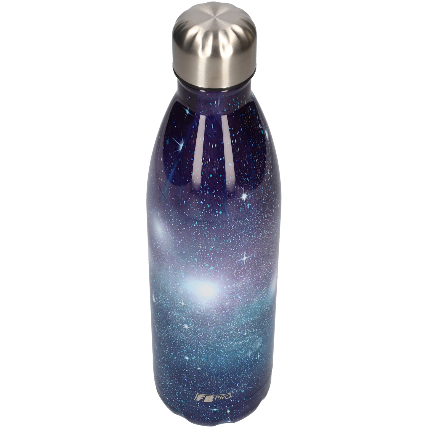 FBFS164 Thermosfles, Drinkfles, Waterfles - 750 ml - Dubbelwandig - Galaxy Blauw - Galaxy Blue