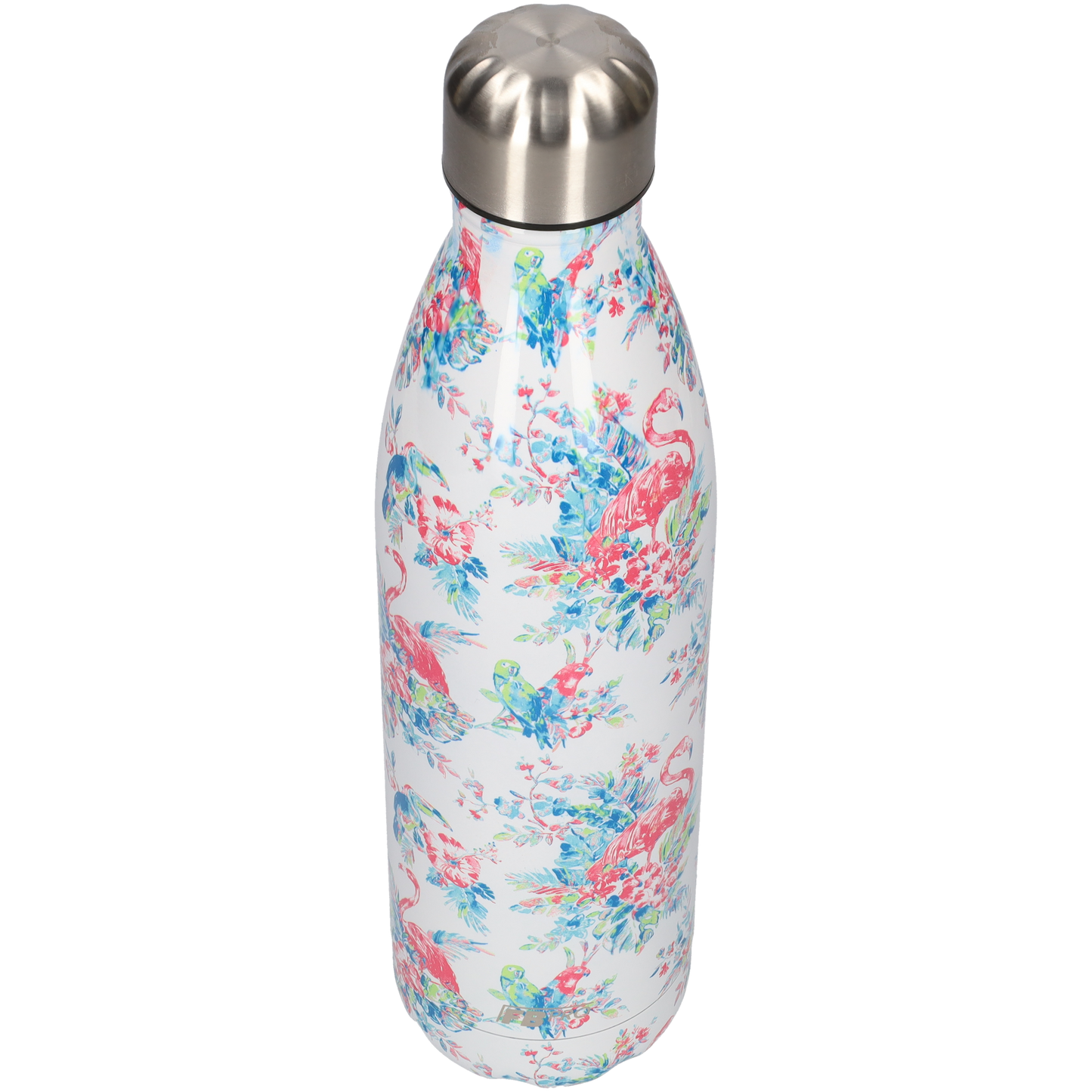 FBFS172 Thermosfles, Drinkfles, Waterfles - 750 ml - Dubbelwandig - met Flamingo Patroon