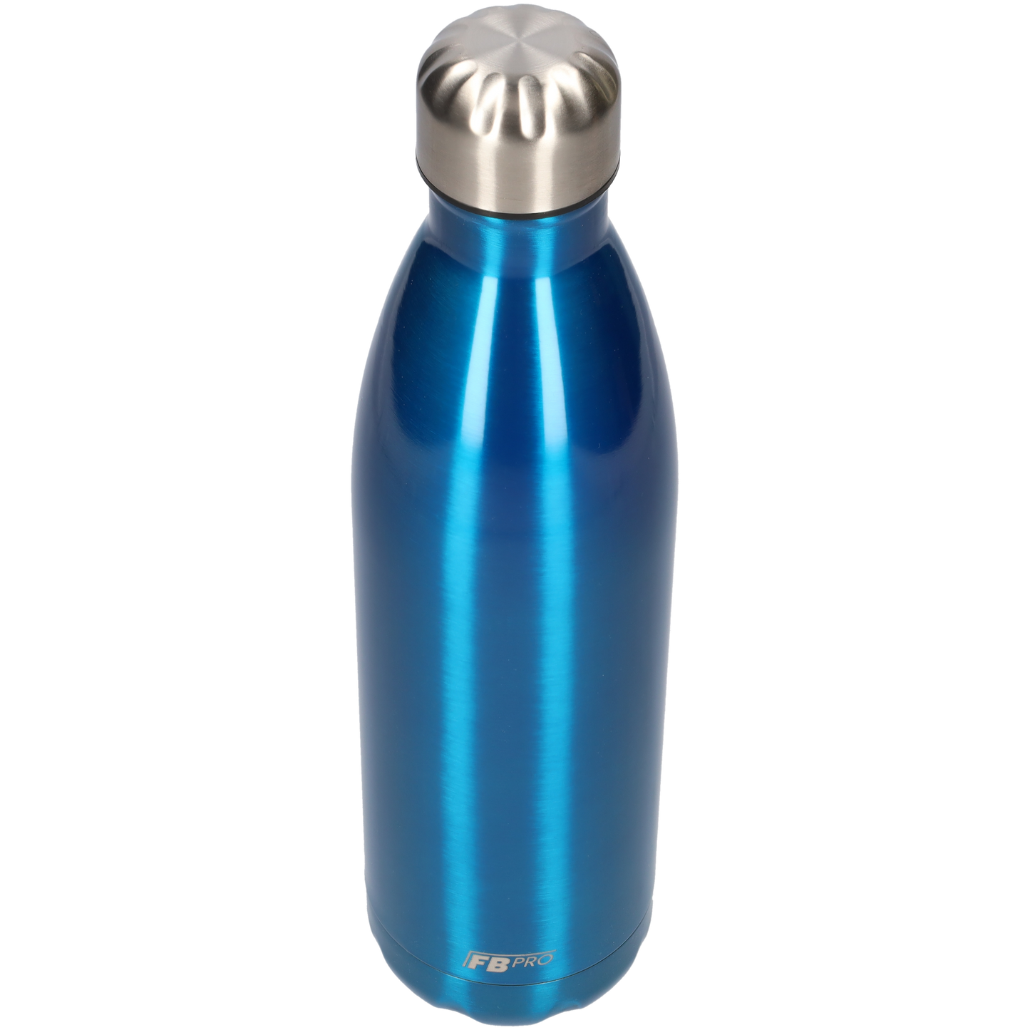 FBFS69 Thermosfles, Drinkfles, Waterfles - 750 ml - Blauw Metaal - Blue Metal