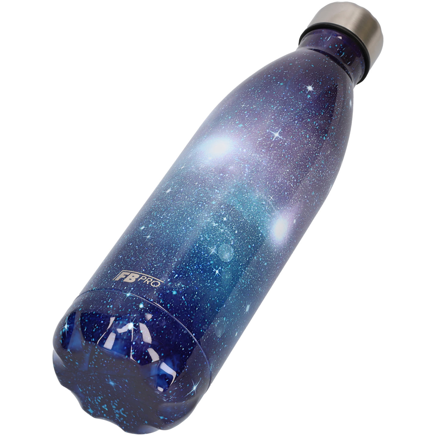 FBFS164 Thermosfles, Drinkfles, Waterfles - 750 ml - Dubbelwandig - Galaxy Blauw - Galaxy Blue