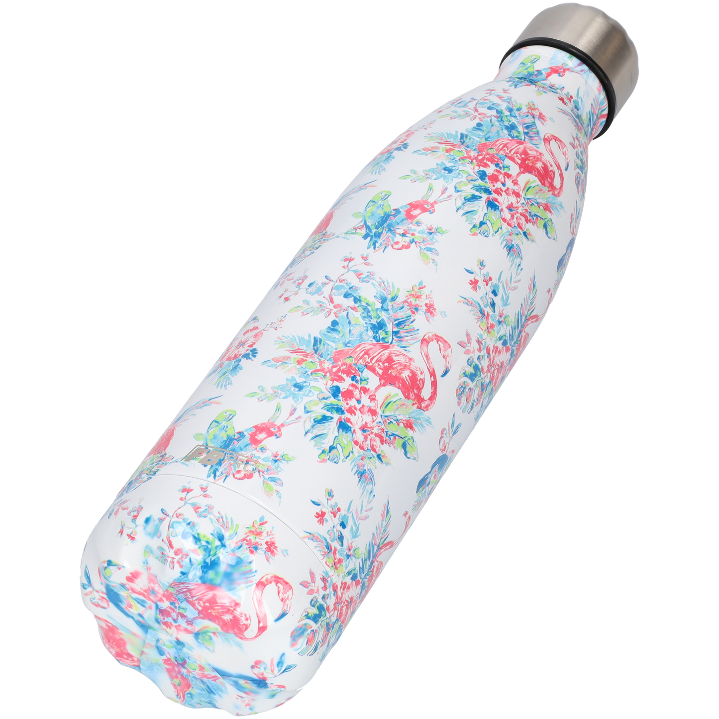 FBFS172 Thermosfles, Drinkfles, Waterfles - 750 ml - Dubbelwandig - met Flamingo Patroon
