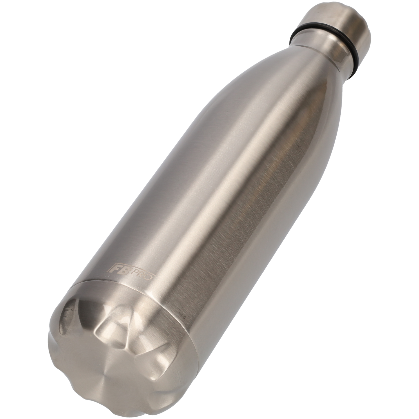FBFS67 Thermosfles, Drinkfles, Waterfles - 750 ml - Dubbelwandig - Chrome Zilver - Chrome Silver