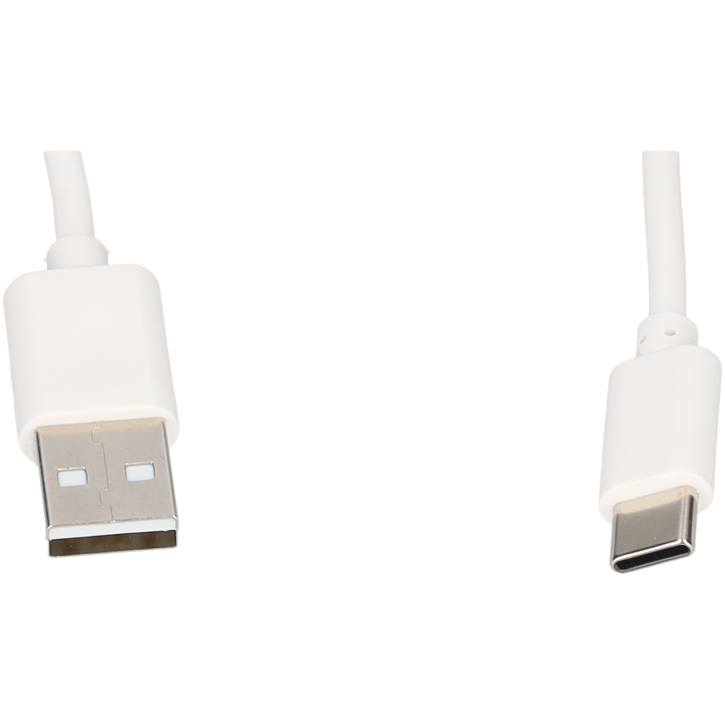 USB oplader met oplaadkabel - USB oplaadblok - USB-C kabel 2m - Wit