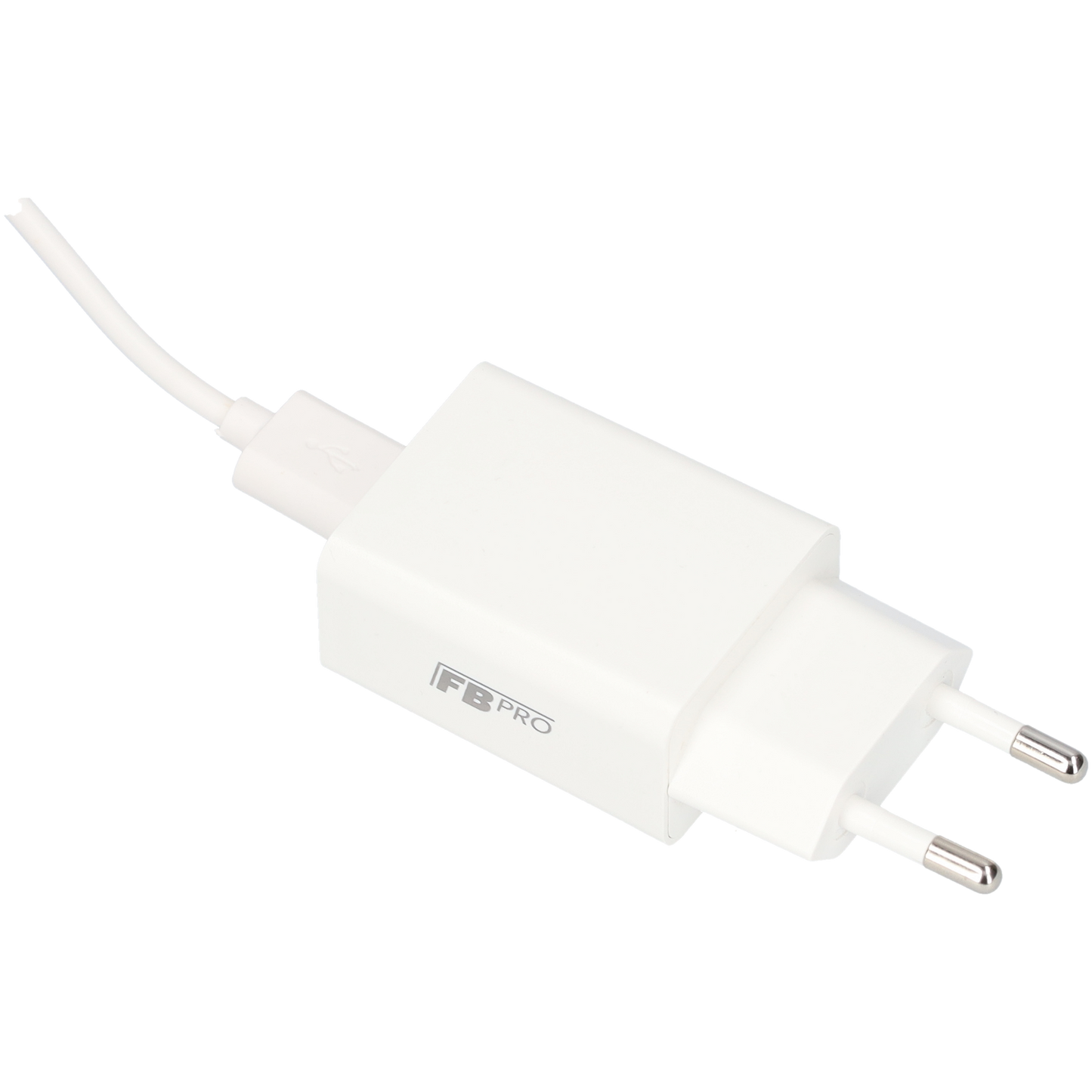 USB oplader met oplaadkabel - USB oplaadblok - USB-C kabel 2m - Wit