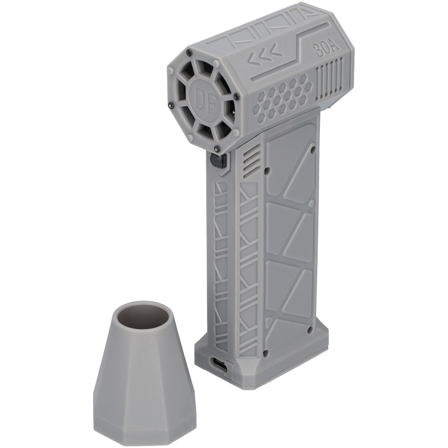 FBT088 - Turbo fan - Air duster - Turbo jet fan - 88 gram stuwkracht - USB-C oplaadbaar - Mini - Voor reiniging - Sterk en krachtig - Grijs
